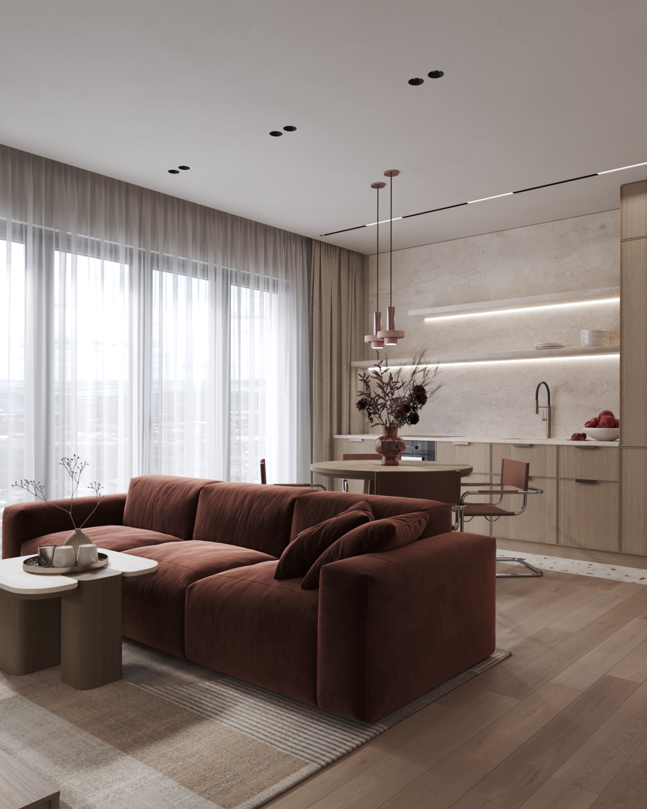 colorful apartment