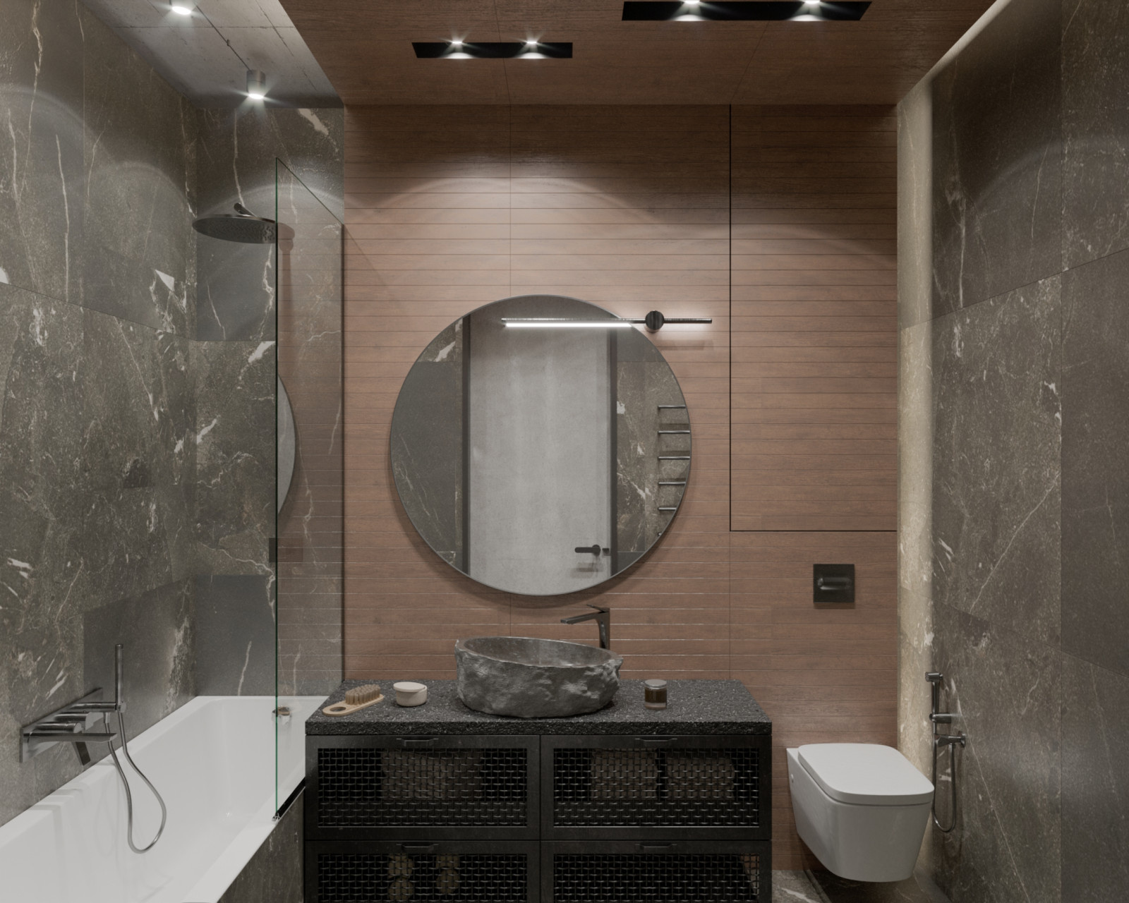 Квартира в стиле лофт, 105 м2