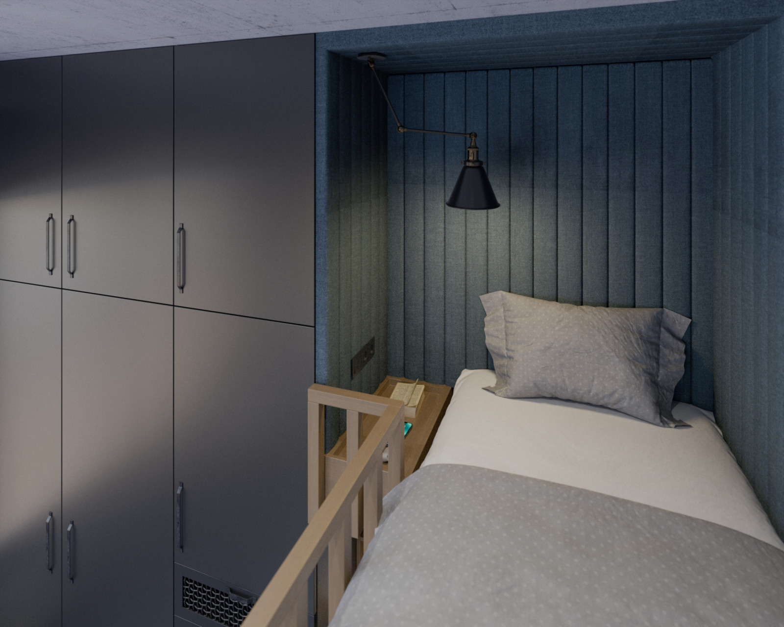 Квартира в стиле лофт, 105 м2