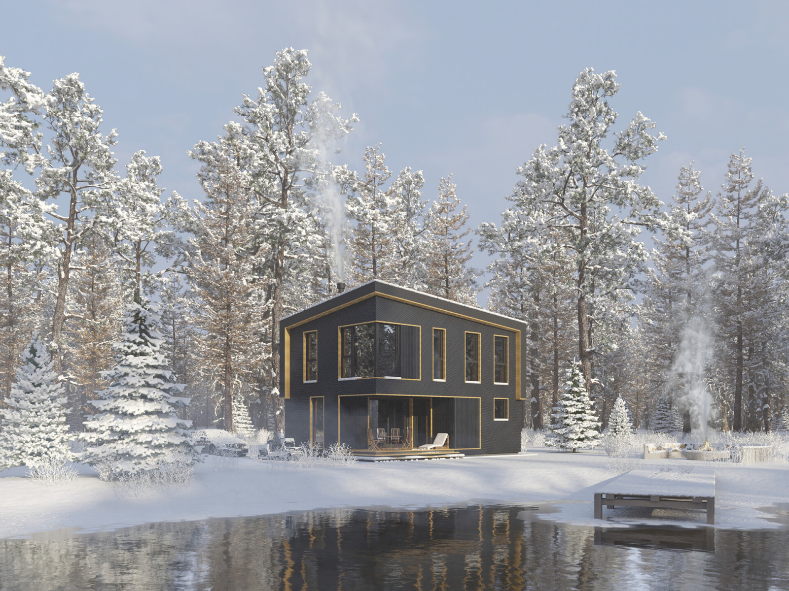 Winter exterior