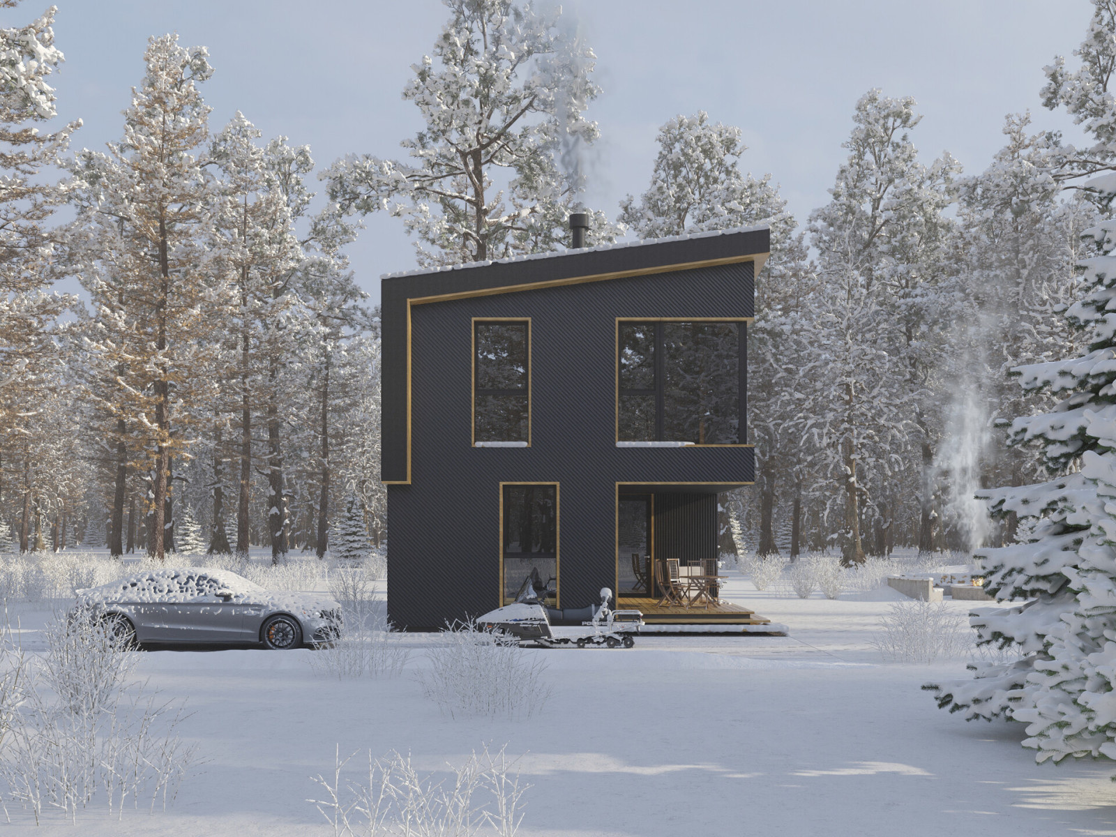 Winter exterior