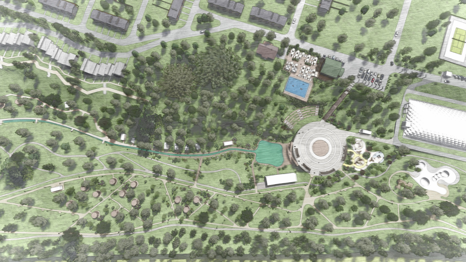 Архитектурный проект рекреационного комплекса GREEN PARK