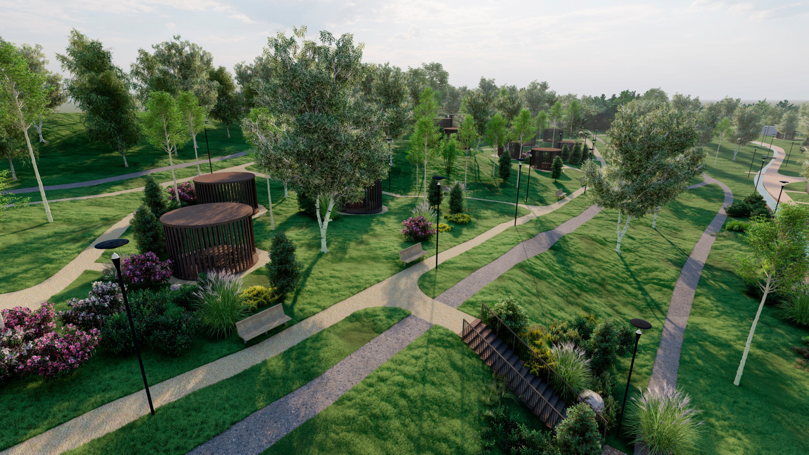 Архитектурный проект рекреационного комплекса GREEN PARK