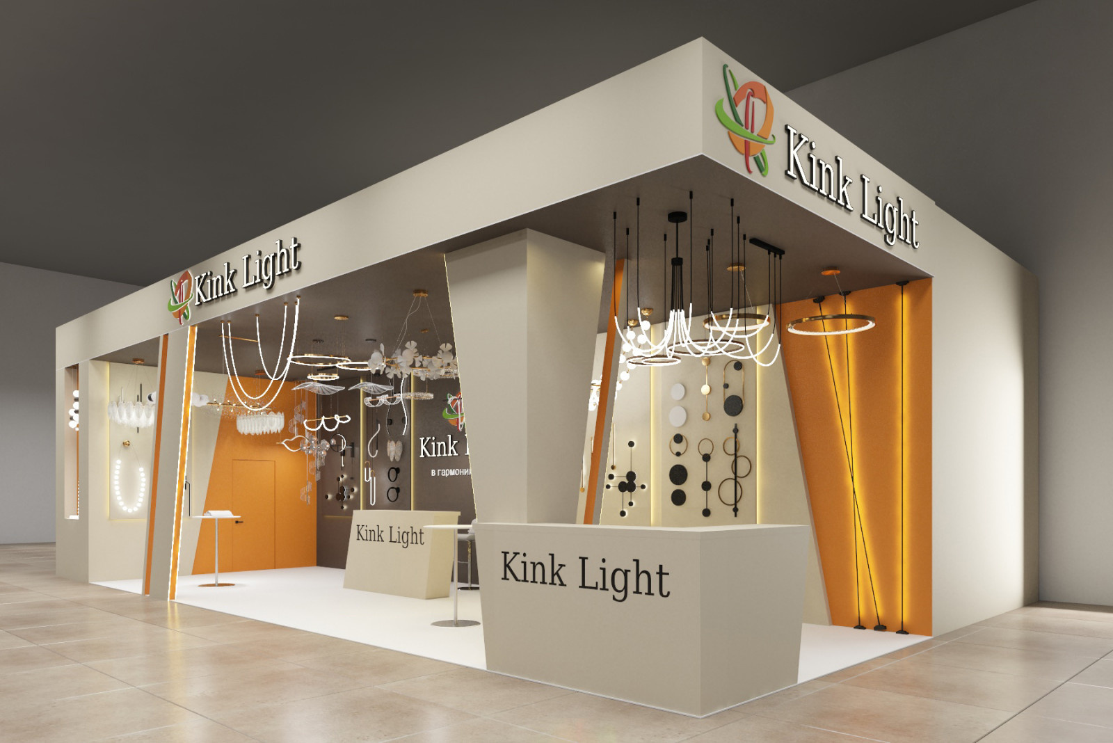 Выставочный стенд для компании Kink Light