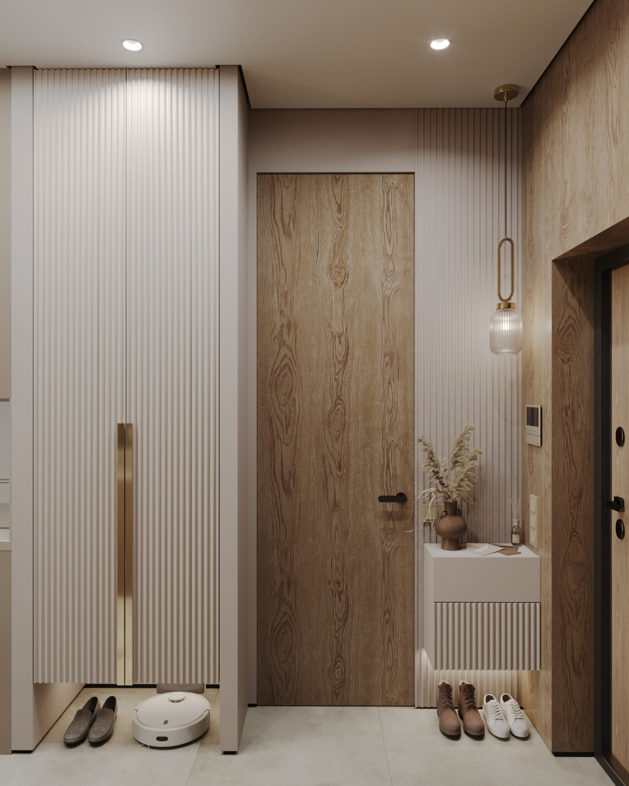 Дизайн интерьера однокомнатной квартиры "1к. квартира в ЖК Russian Design Distri
