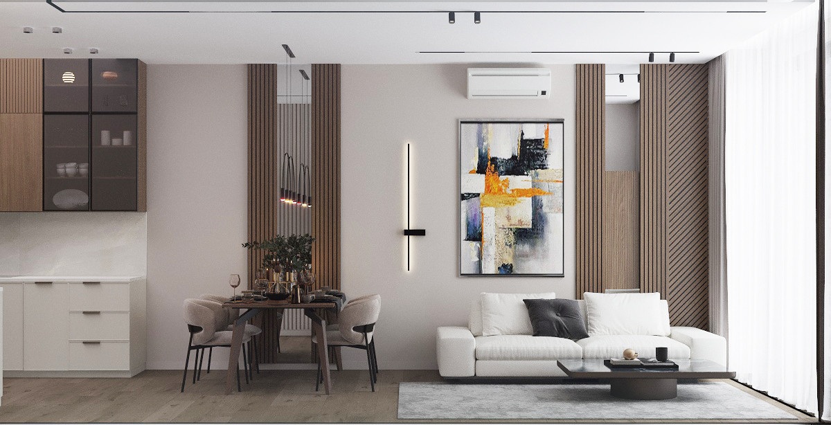 3х комнатная квартира ЖК WillTower в минимализме