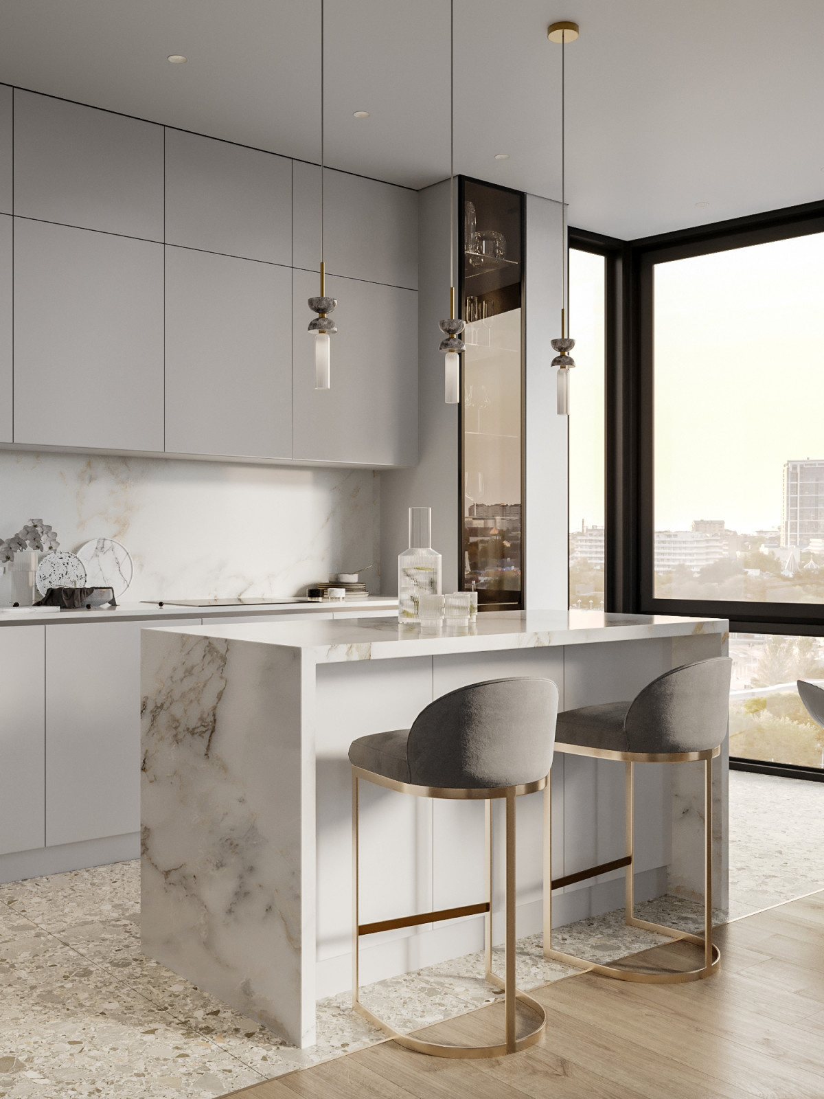 Современная квартира 94 м² - проект для семьи с ребёнком
