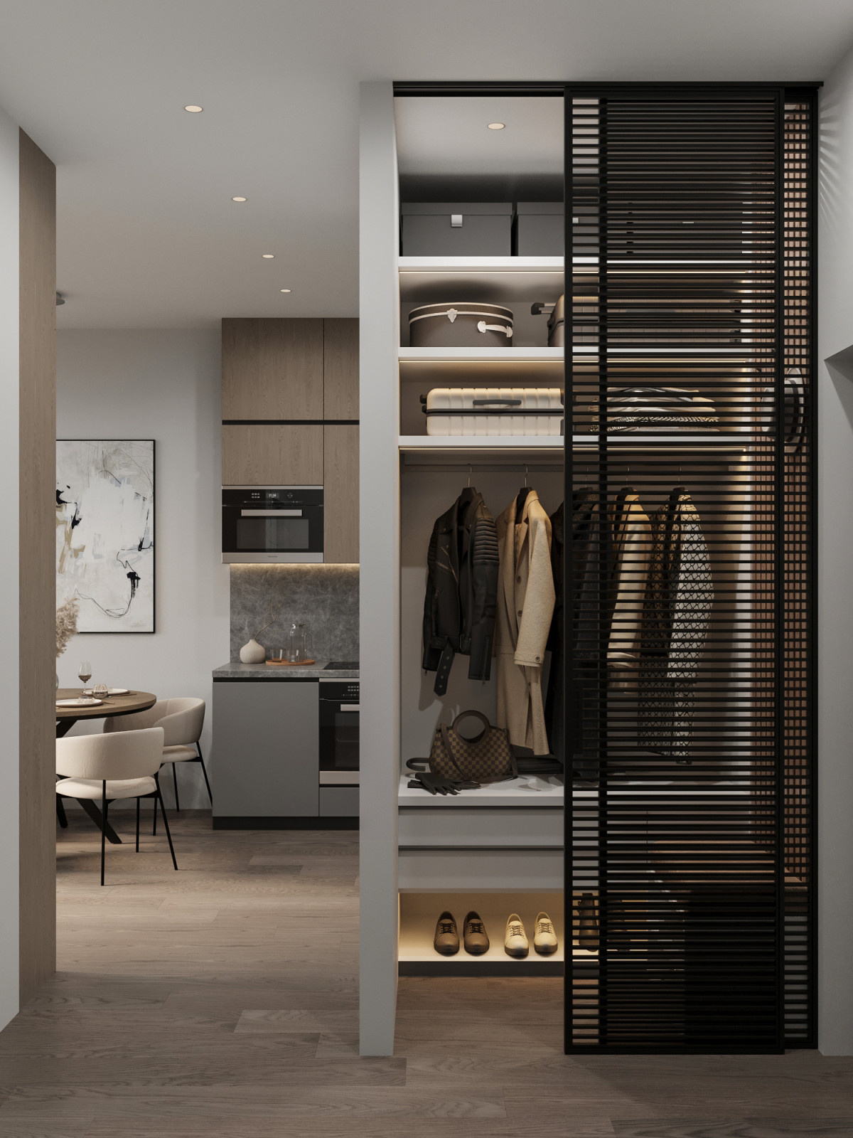 Современный ремонт квартиры 43 м² в Москве