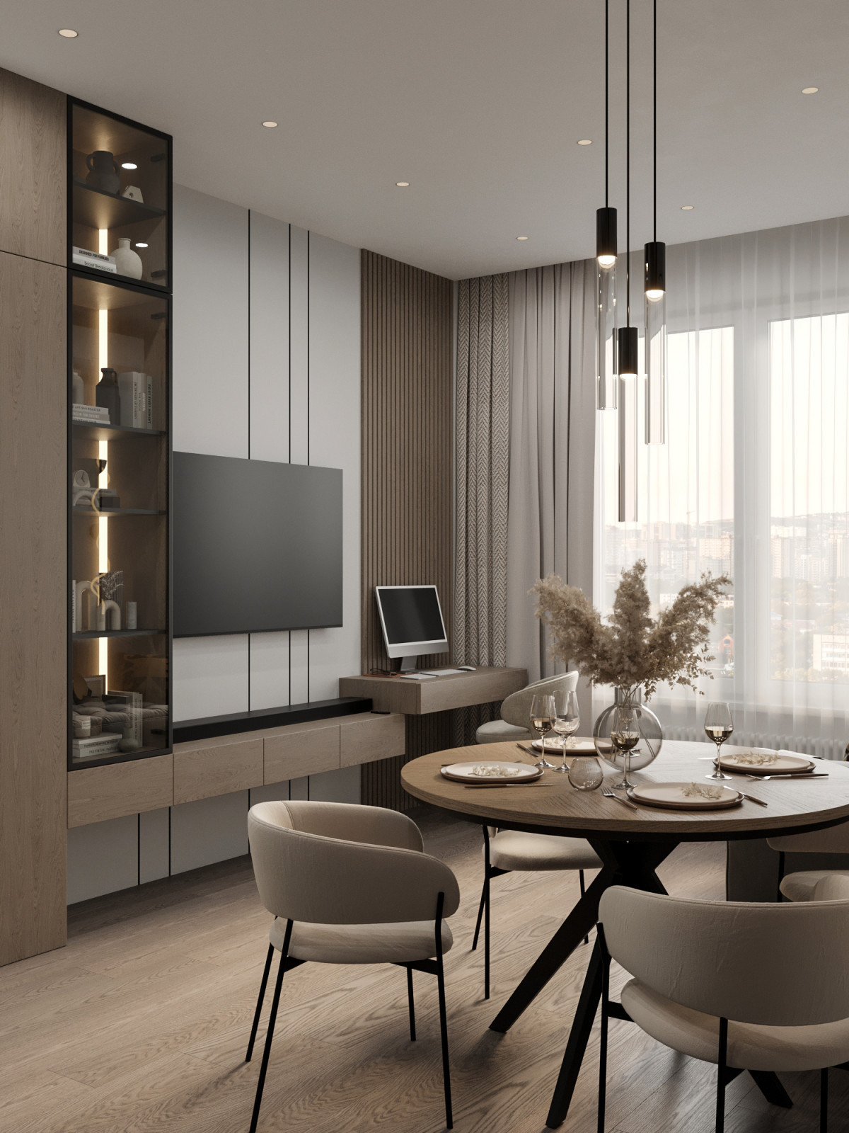 Современный ремонт квартиры 43 м² в Москве