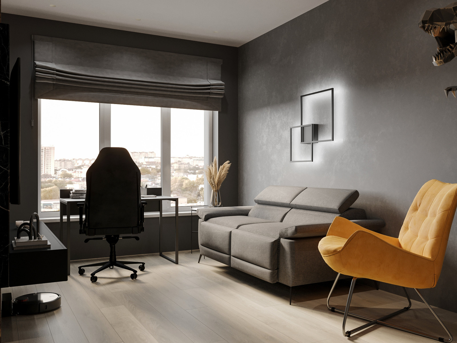 Современная квартира 45,5 м² в лаконичном стиле
