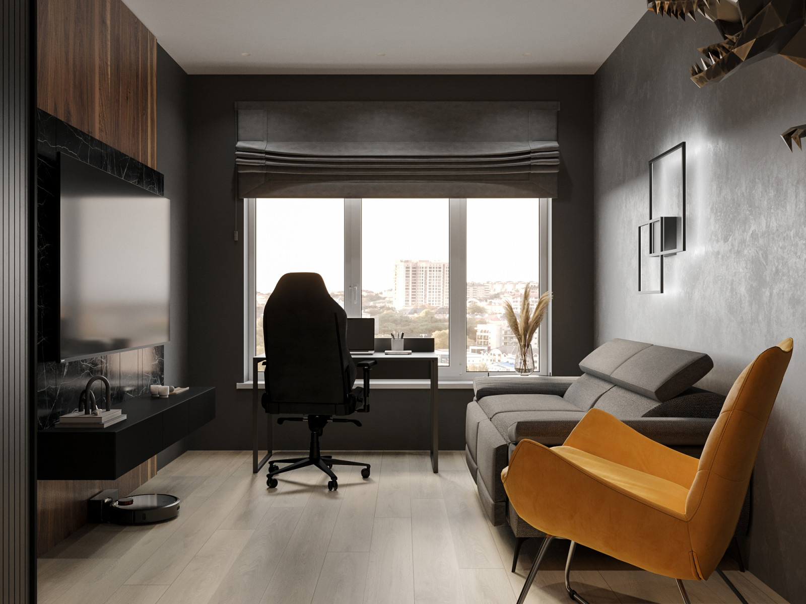 Современная квартира 45,5 м² в лаконичном стиле