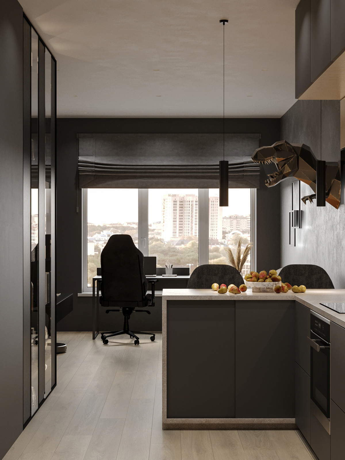 Современная квартира 45,5 м² в лаконичном стиле