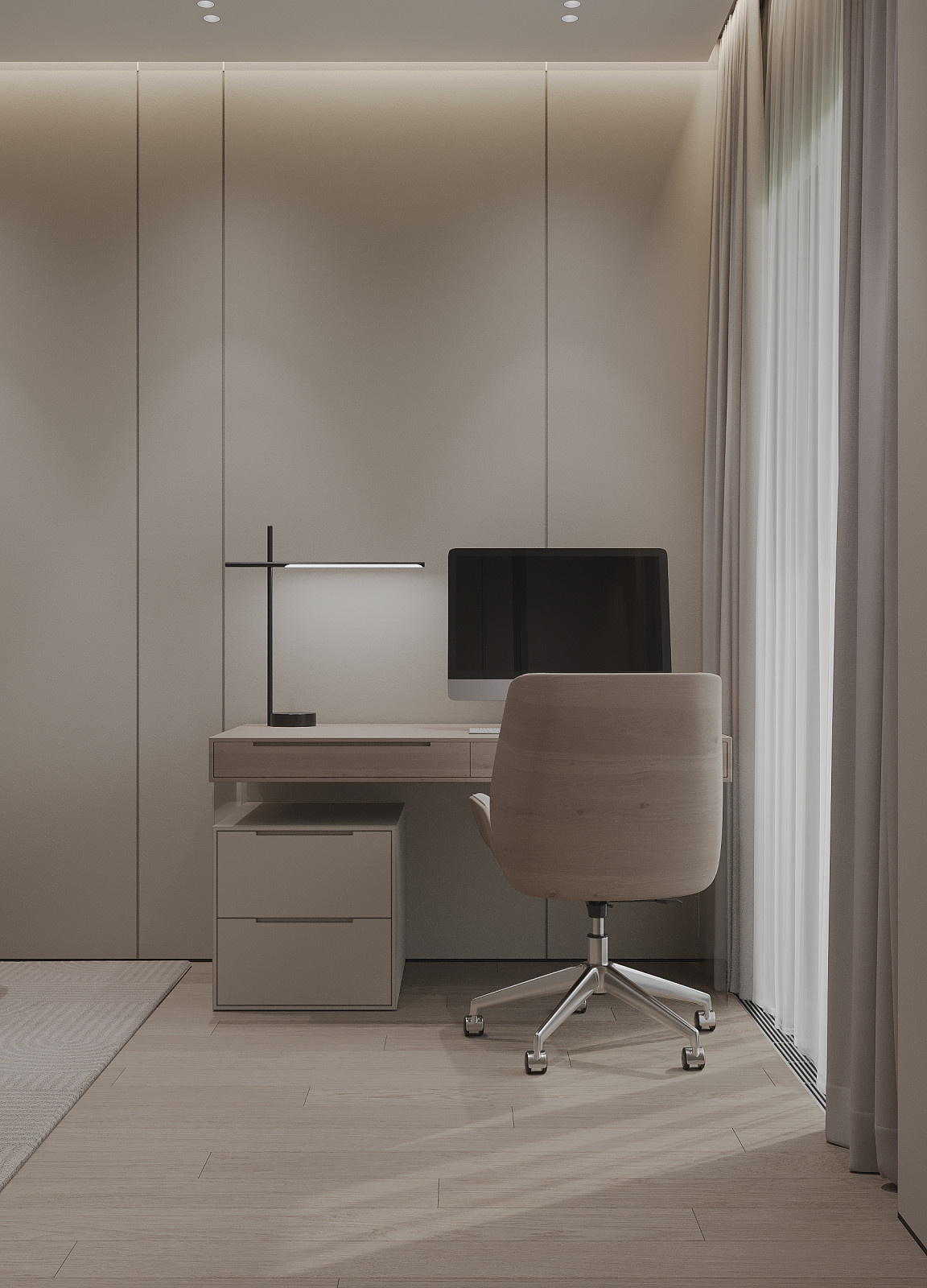 Интерьер апартаментов, Сочи, 45м2