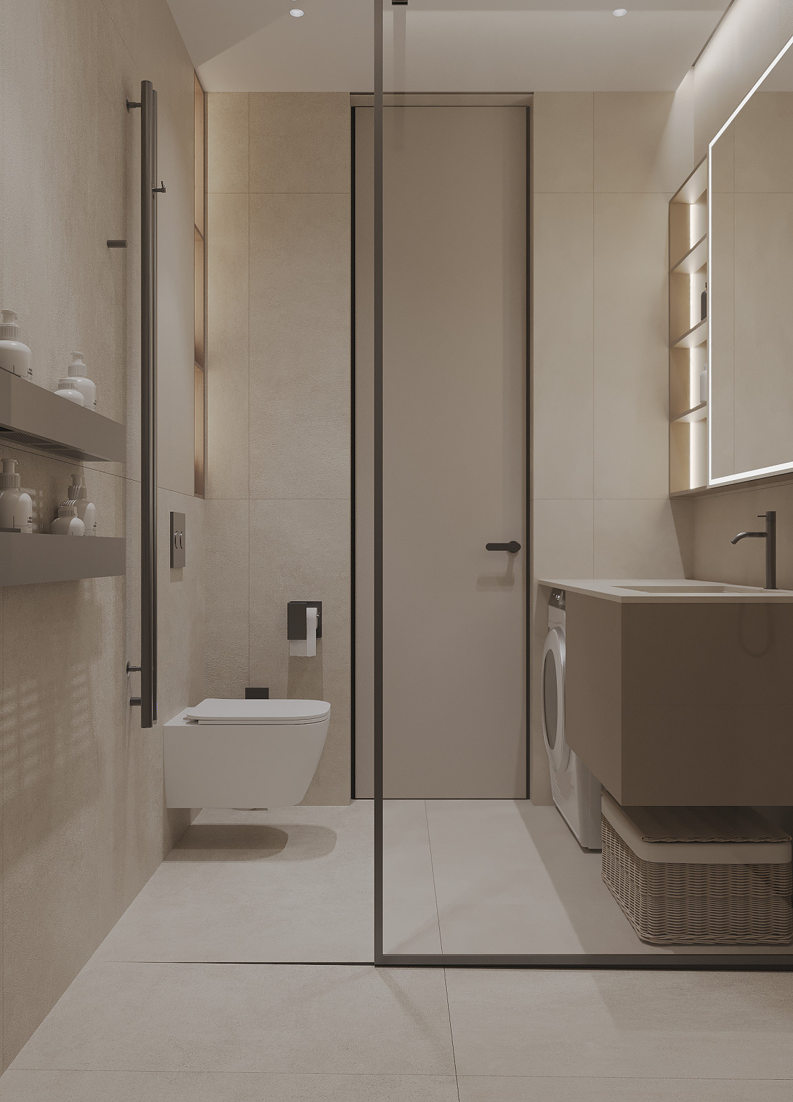 Интерьер апартаментов, Сочи, 45м2