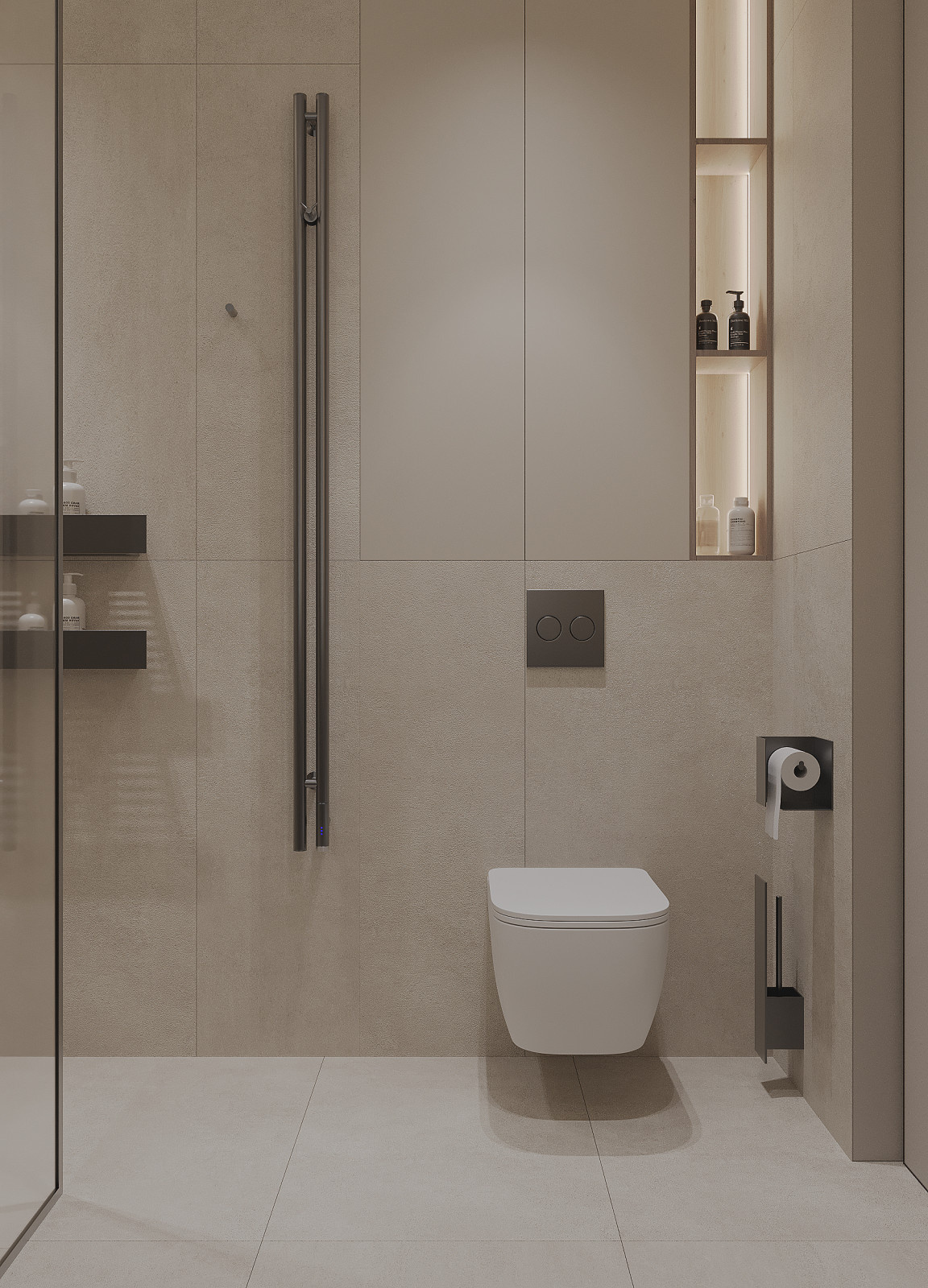 Интерьер апартаментов, Сочи, 45м2