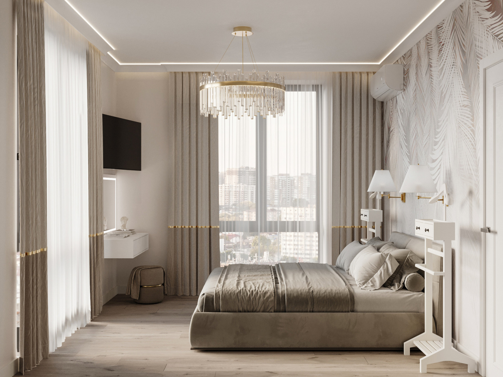 Квартира 56 м² с современным ремонтом