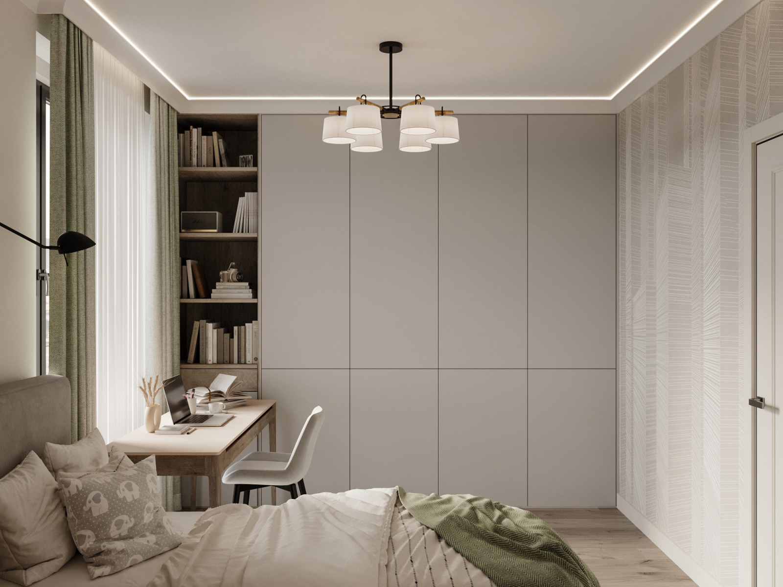 Квартира 56 м² с современным ремонтом