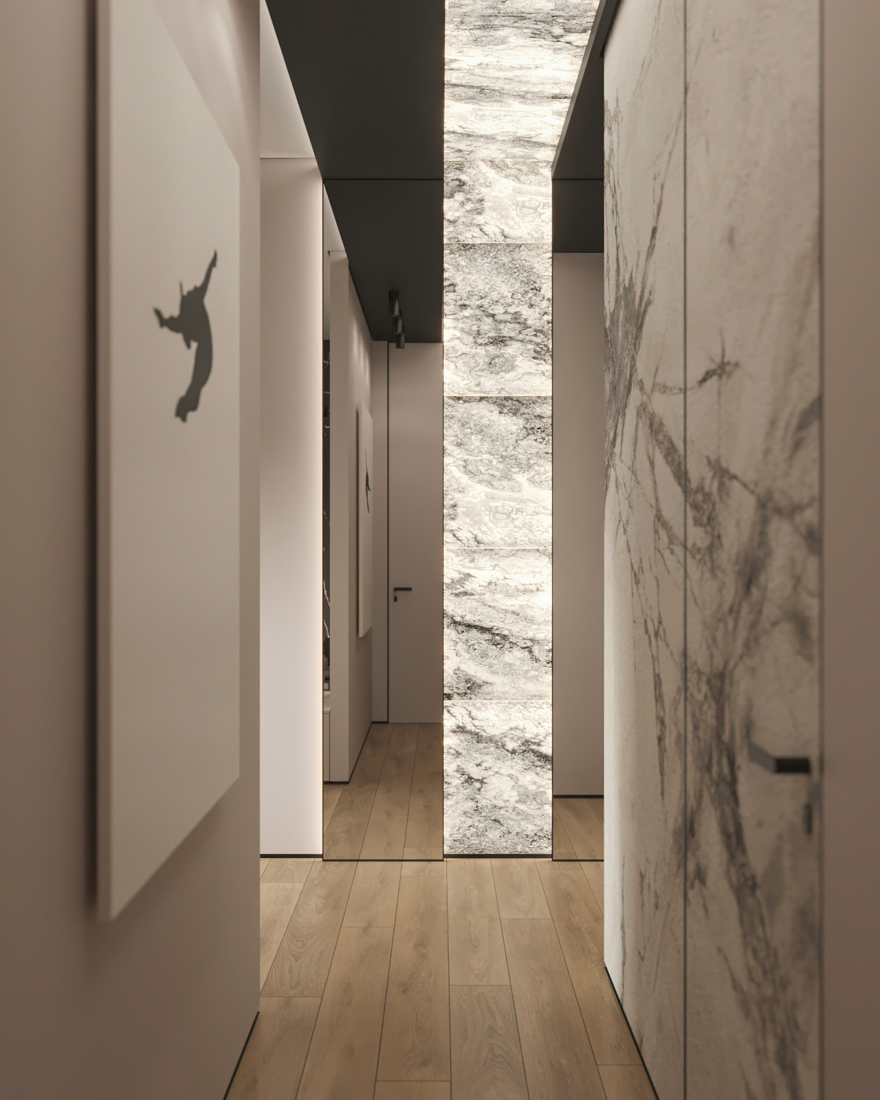17. Marble 106м². Прихожая
