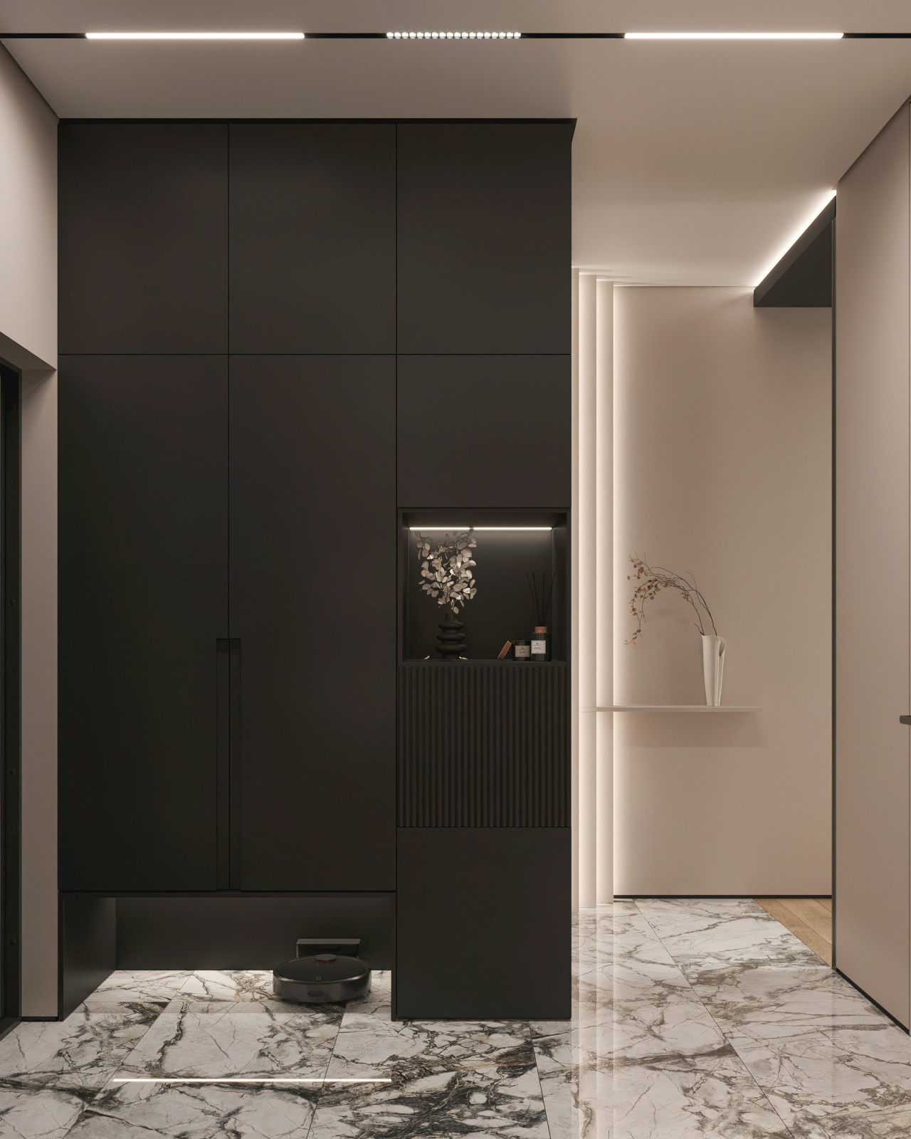 17. Marble 106м². Прихожая