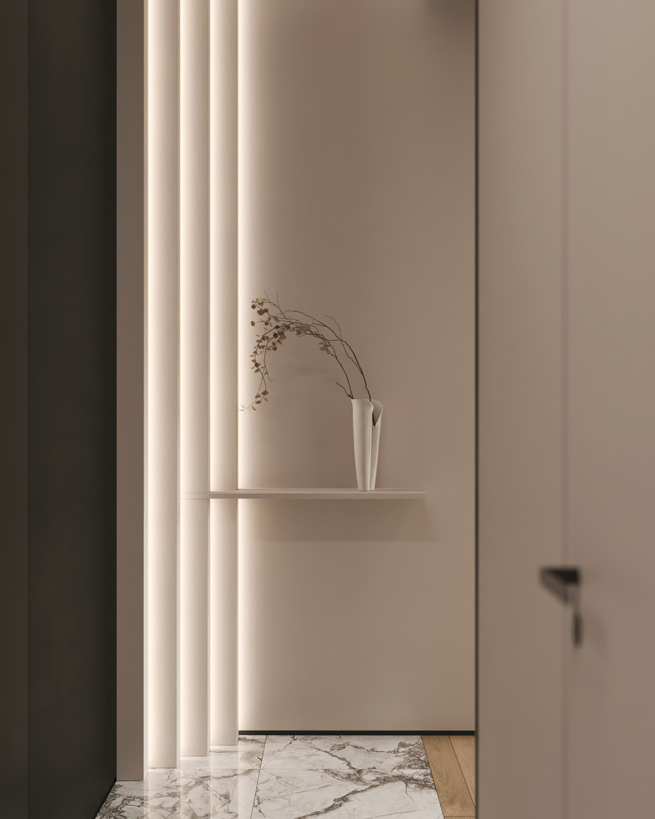 17. Marble 106м². Прихожая