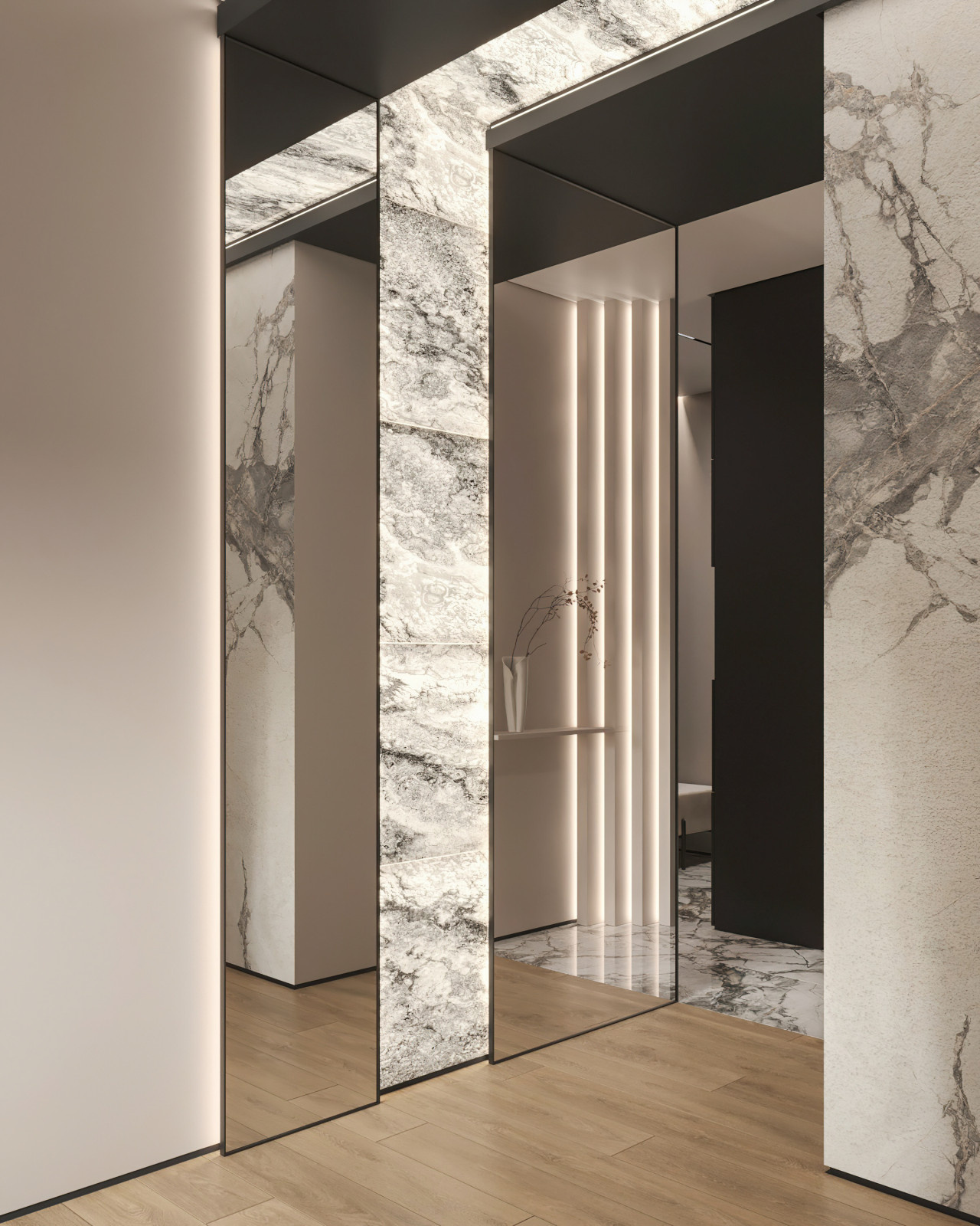 17. Marble 106м². Прихожая