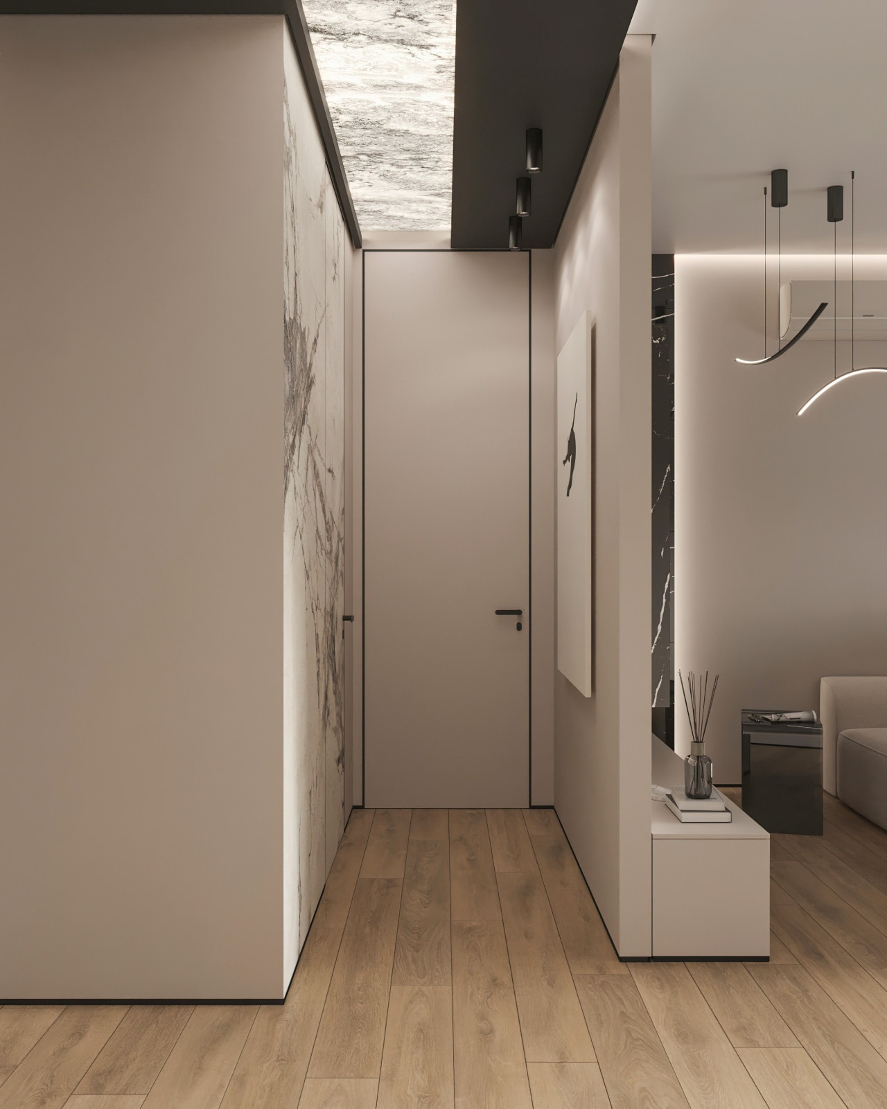 17. Marble 106м². Прихожая