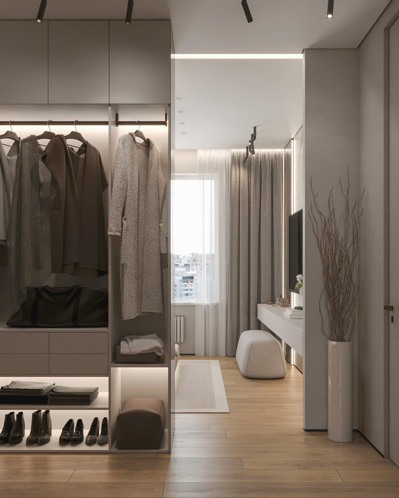17. Marble 106м². Спальня