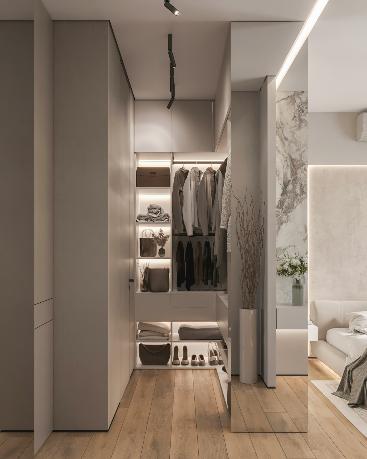 17. Marble 106м². Спальня
