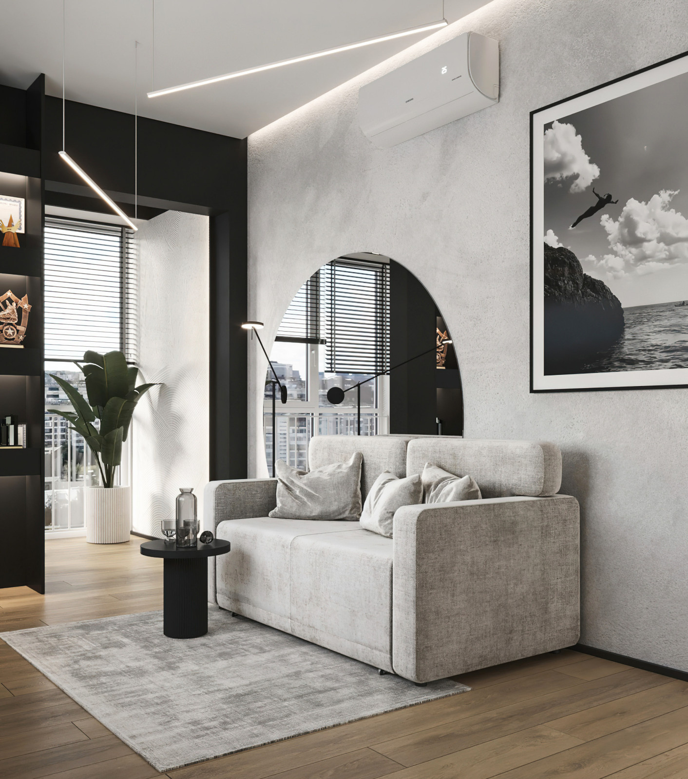 17. Marble 106м². Кабинет