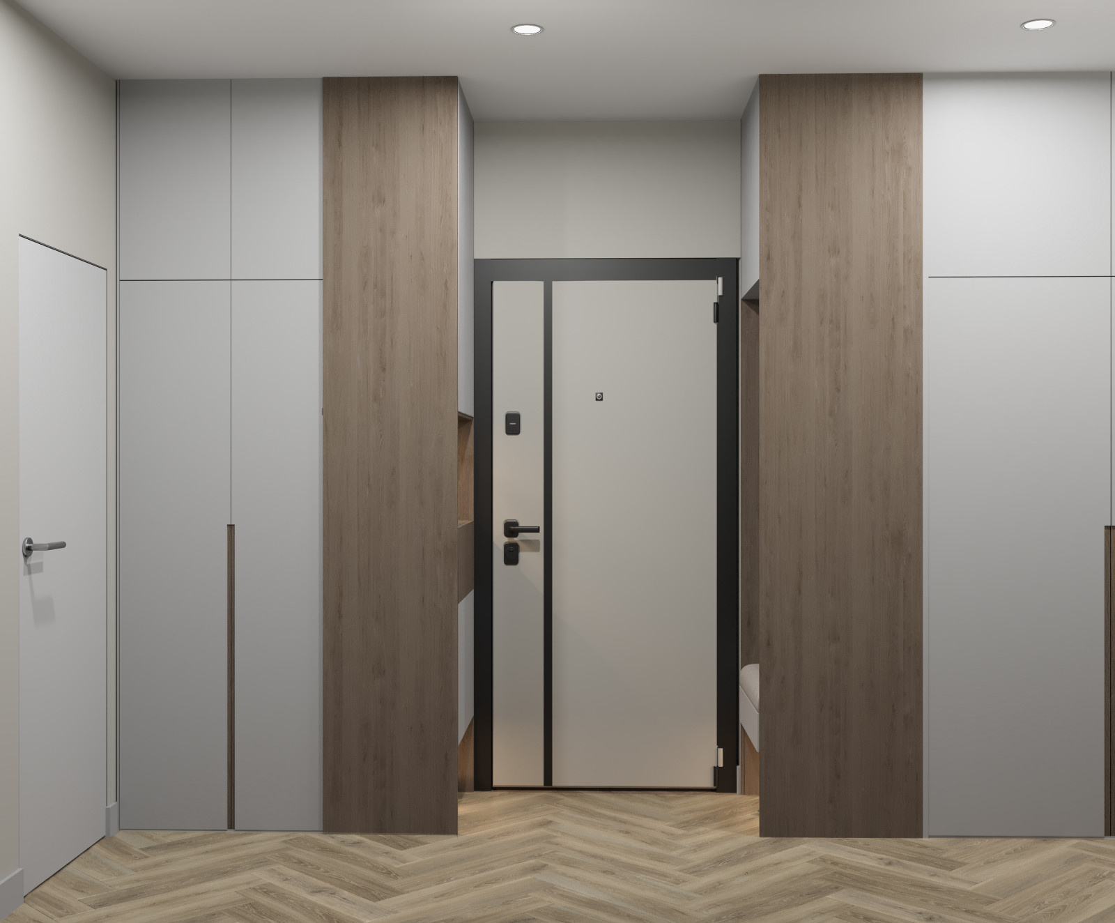 Интерьер современной квартиры 57 м² - стиль и удобство для семьи
