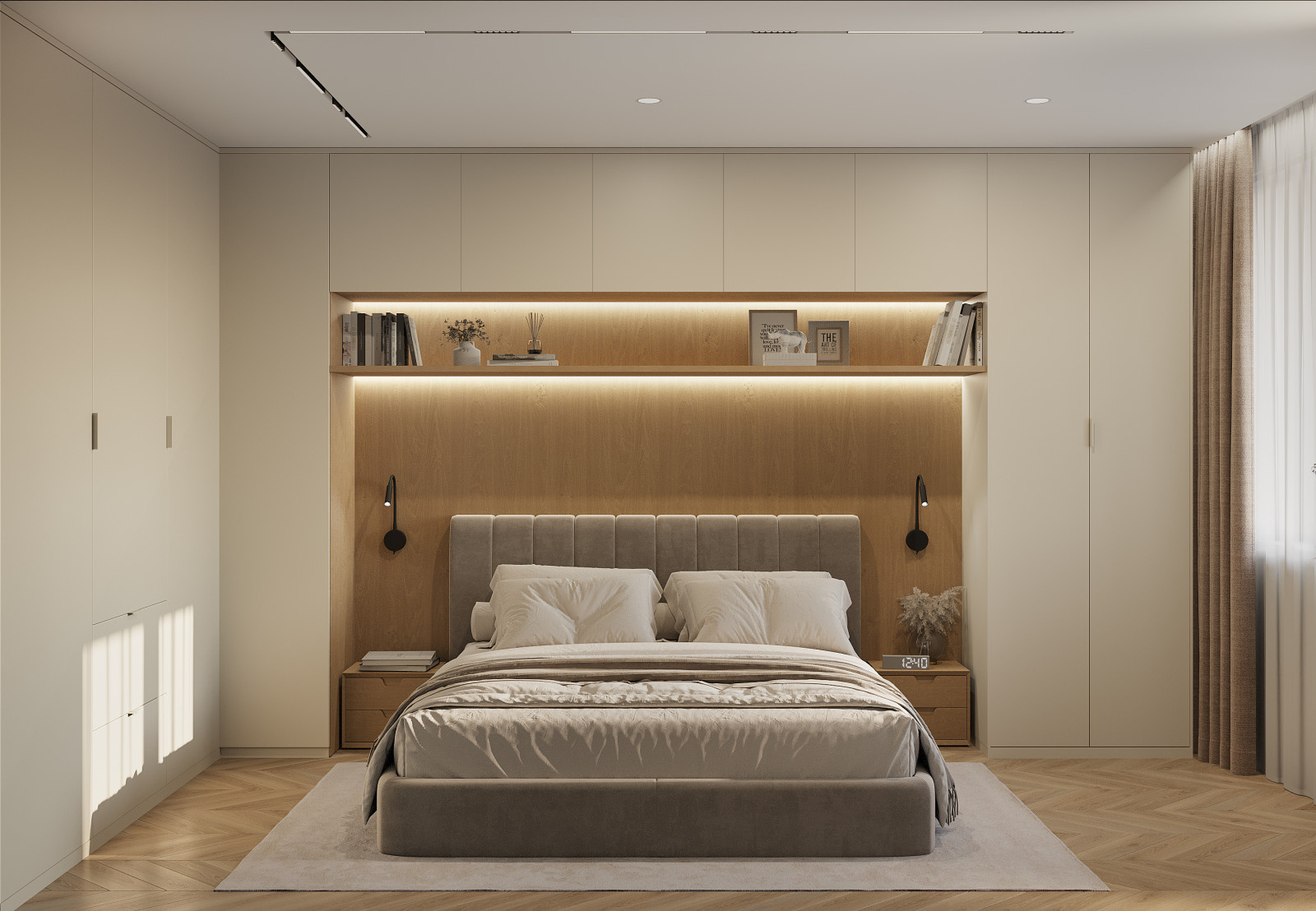 Интерьер современной квартиры 57 м² - стиль и удобство для семьи