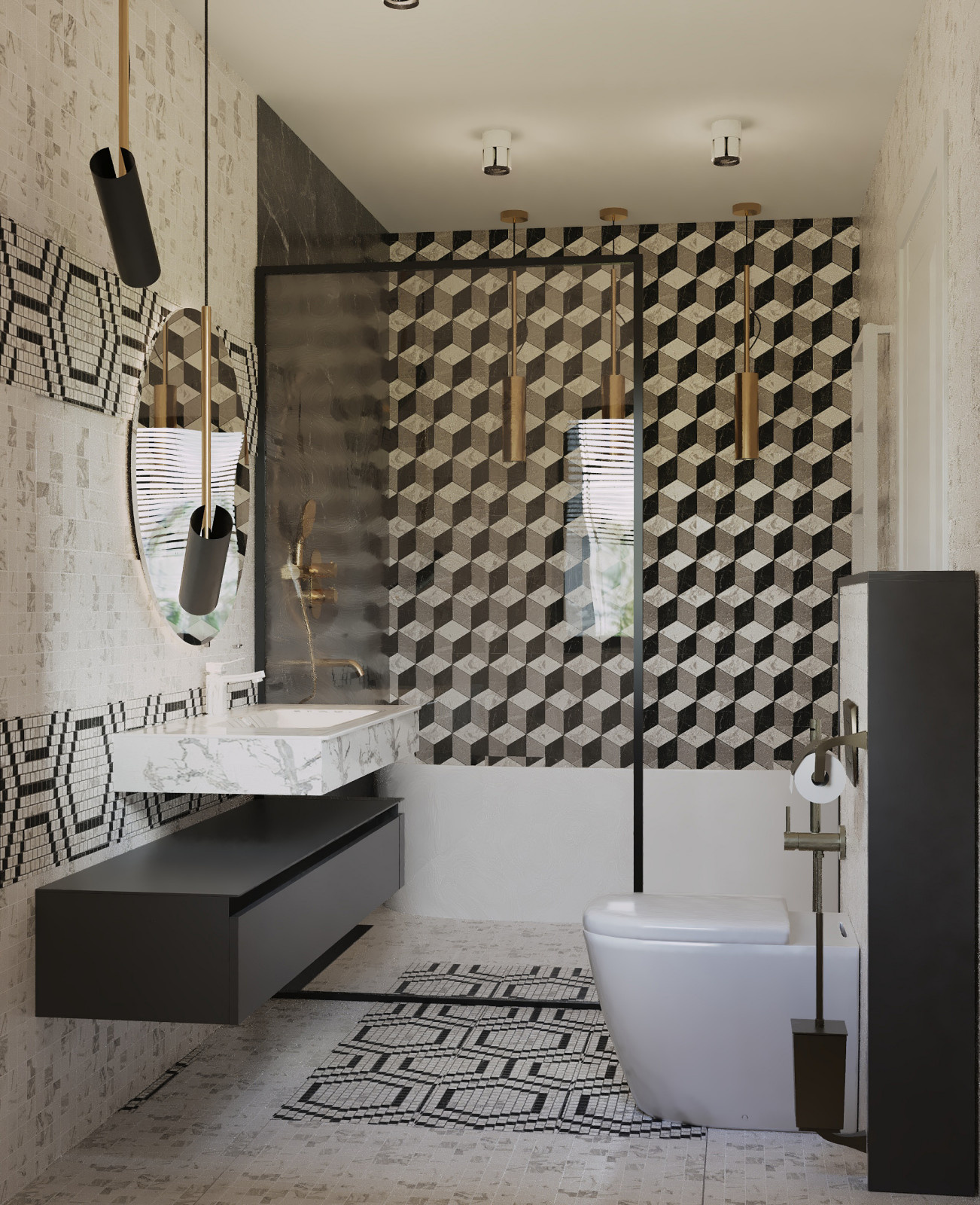 3D bathroom design