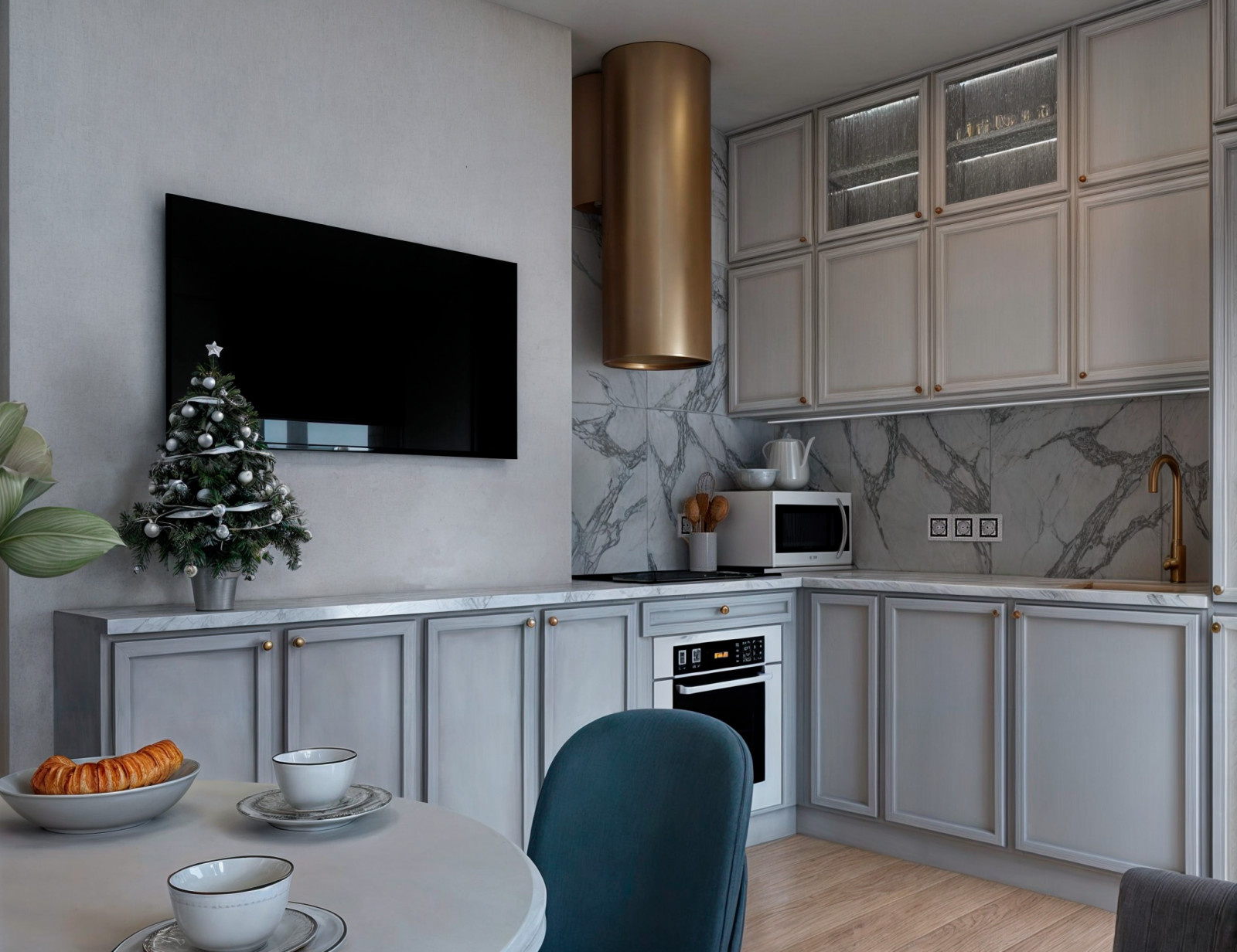 A cozy two-room apartment for a mother and her teenage daughter
