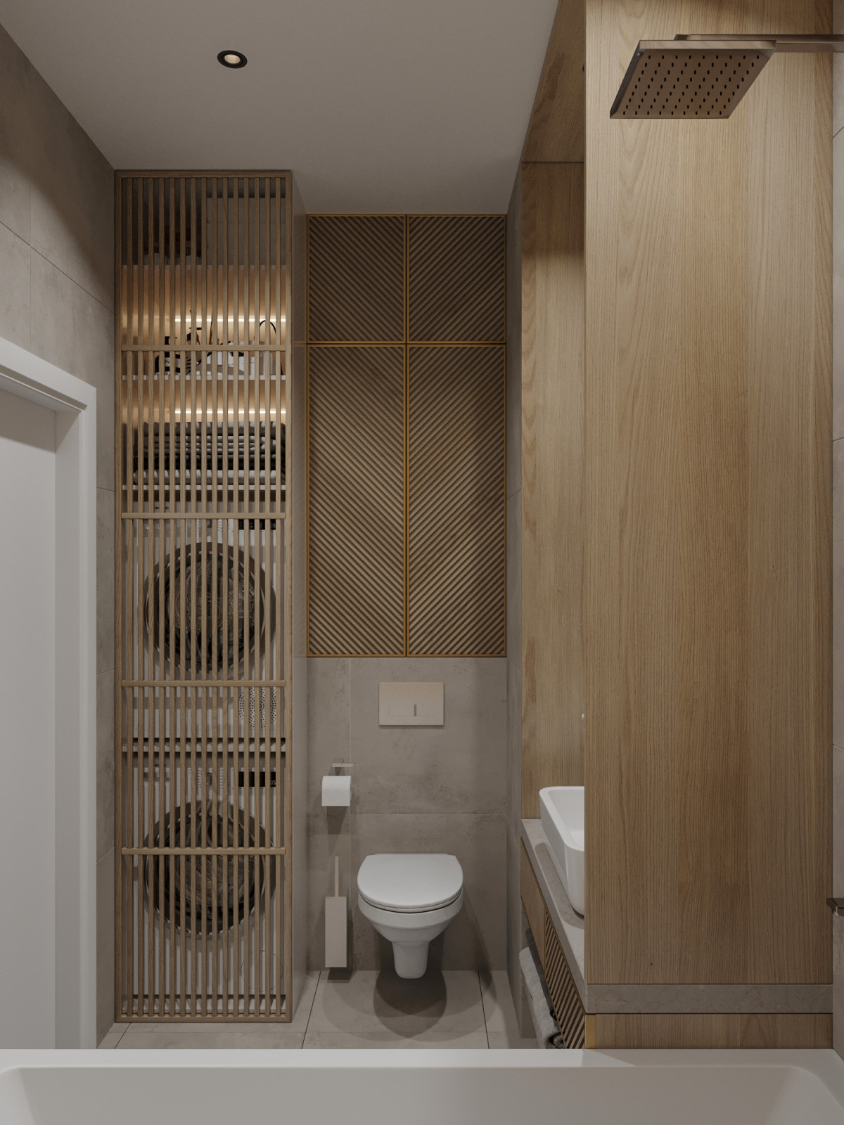 Современный интерьер в квартире 28 м² в Москве