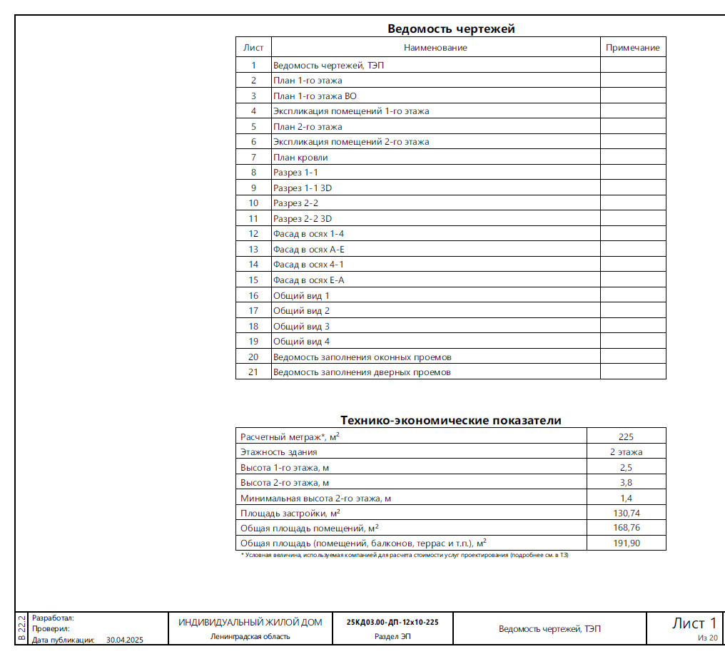 ФАХВЕРК 225 кв. м.