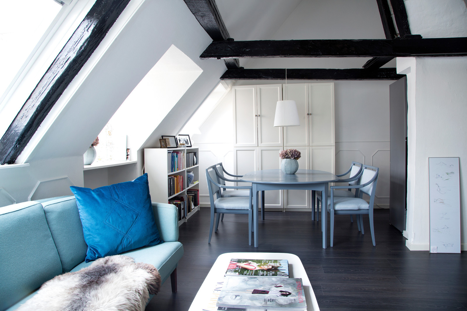 Houzz Дания: Квартира модного блогера без дизайнерской мебели