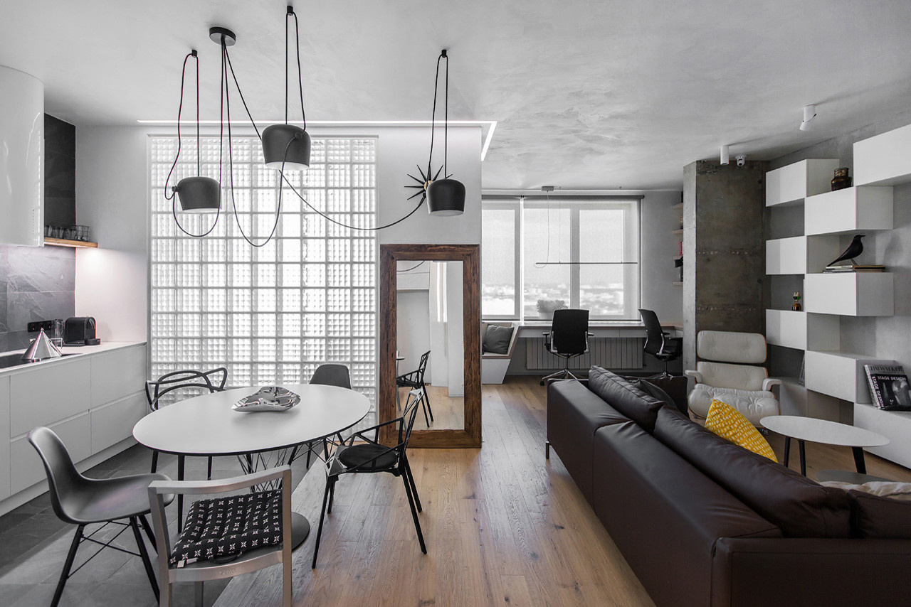 Houzz тур: Минимализм с кубиками на Ленинградском шоссе