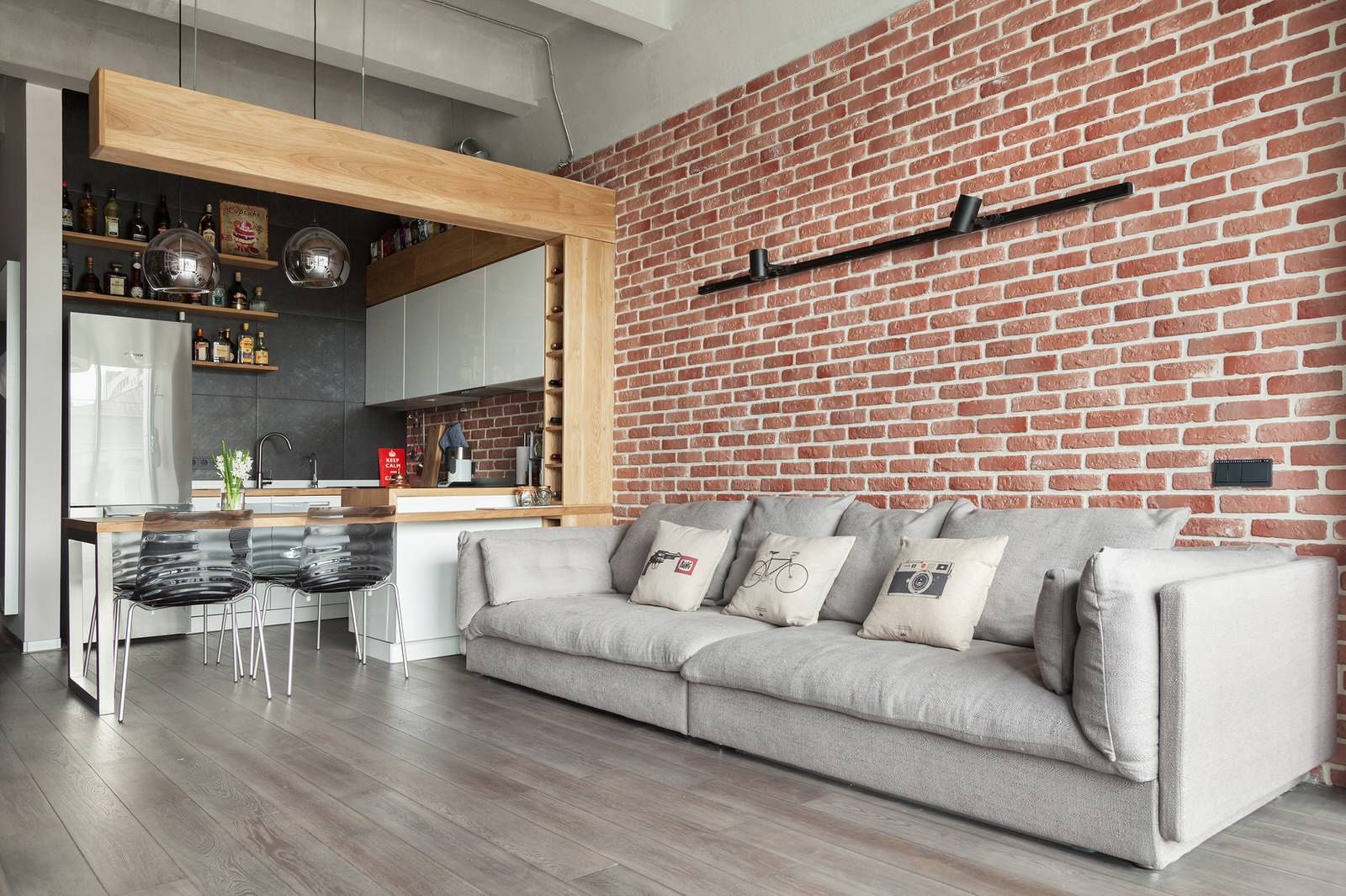 Houzz тур: 56 метров с необычной эргономикой