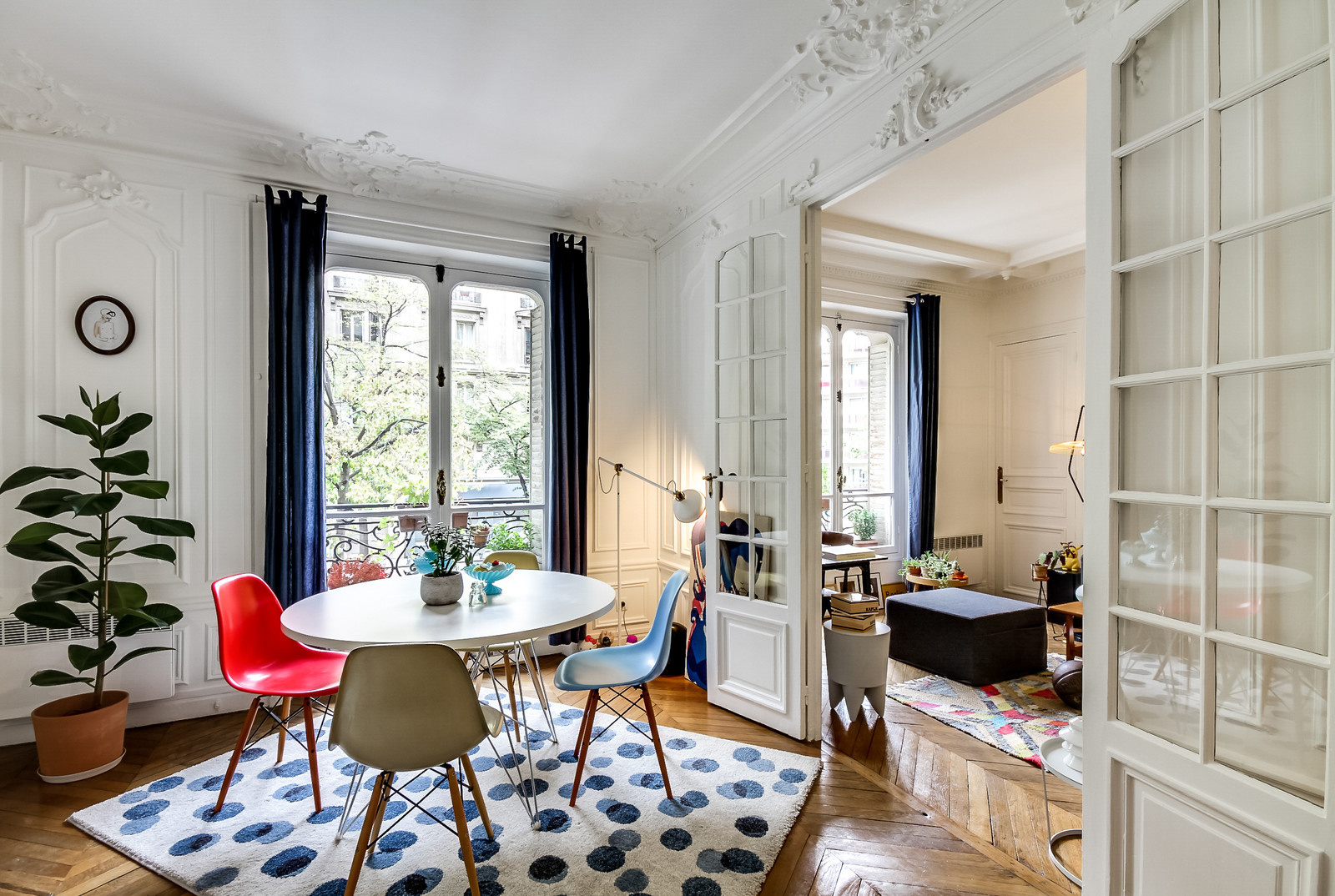 Houzz Франция: Квартира Инес и Маттео, полная сокровищ