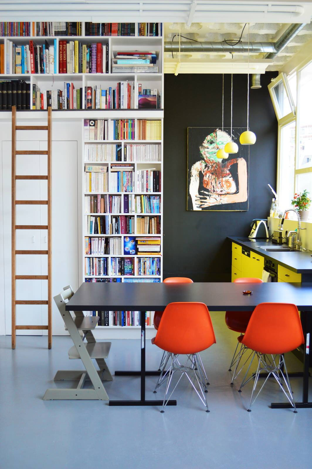 Houzz Франция: Яркое ретро в парижской квартире