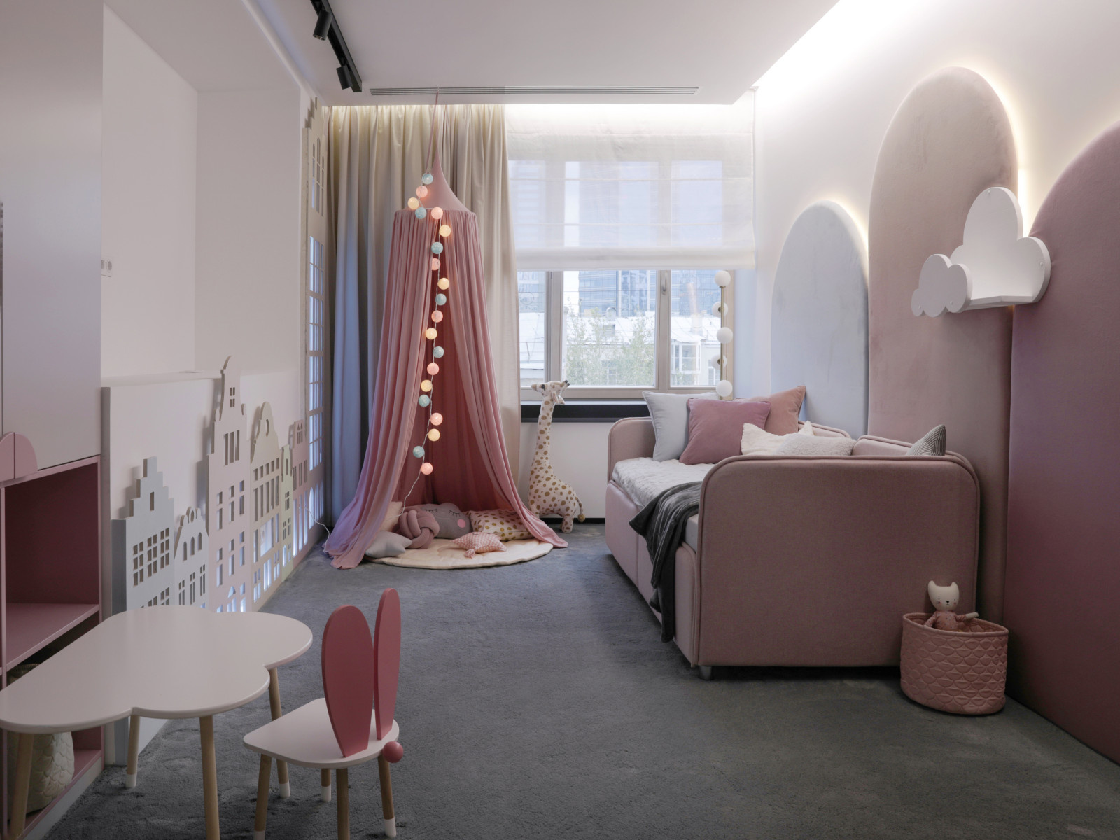 До и после: Детская из бывшего кабинета