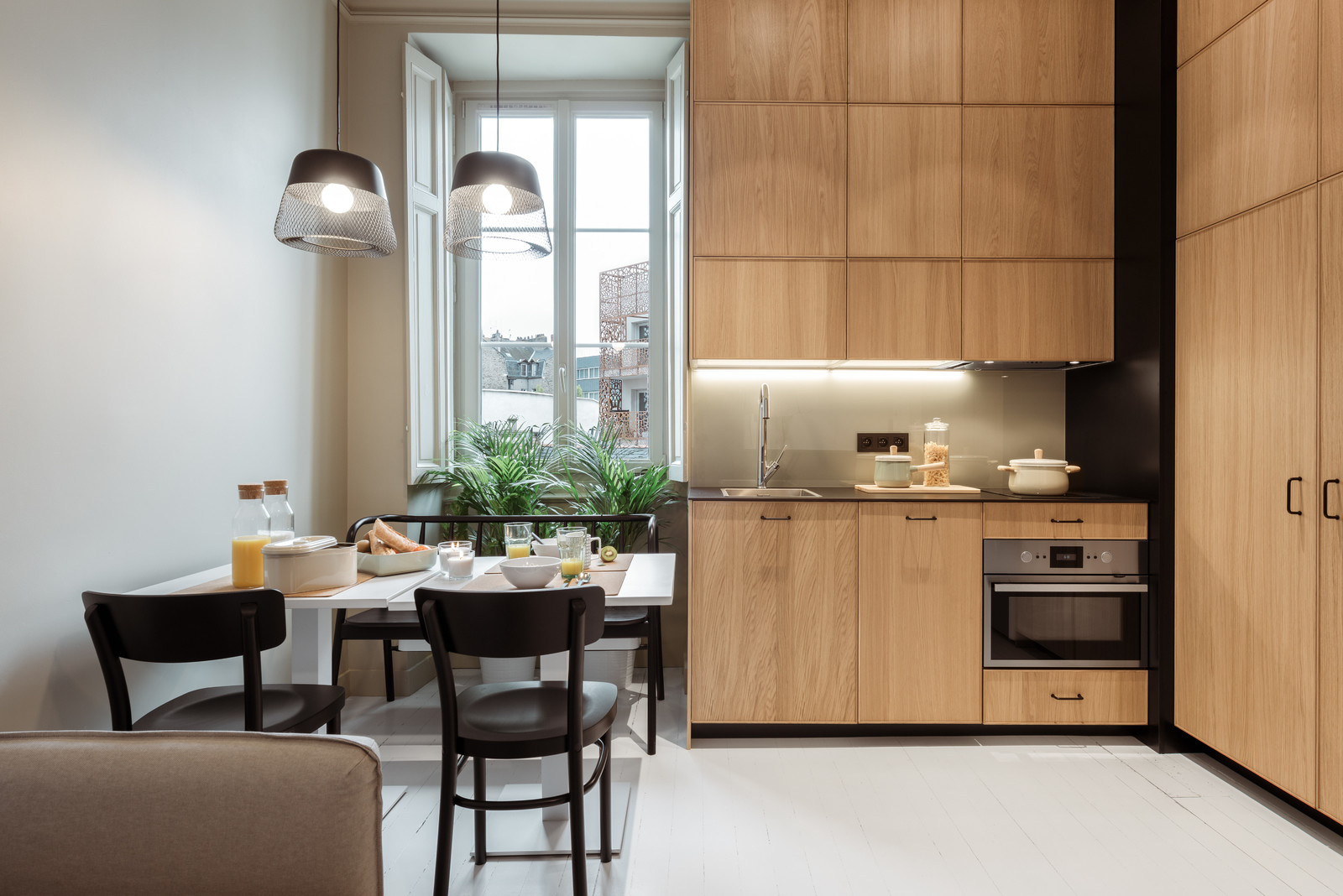 До и после: Двухкомнатная квартира на 38 кв.м в Нанте