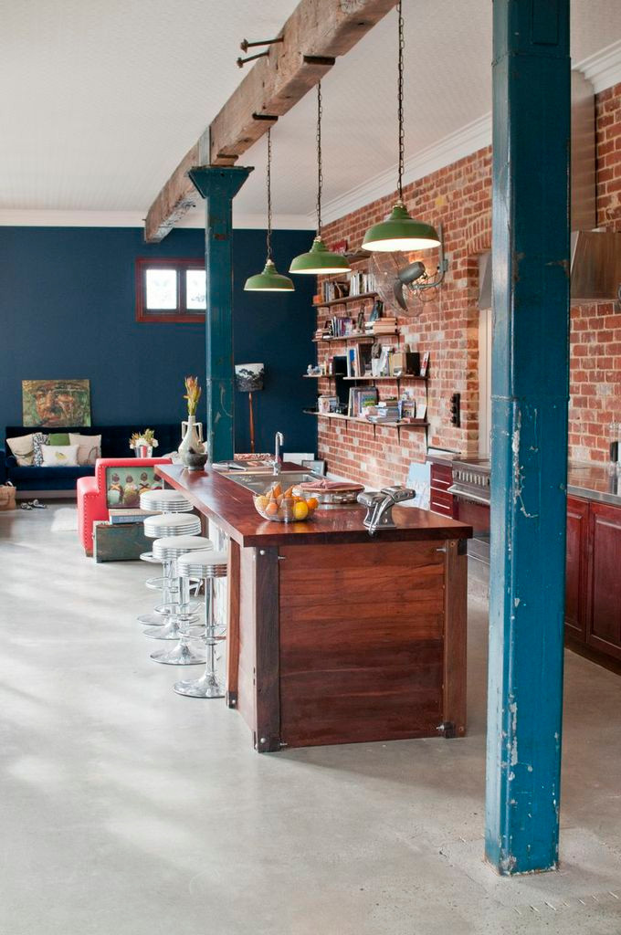 Houzz Австралия: Эклектика и винтаж в доме из переработанных материалов