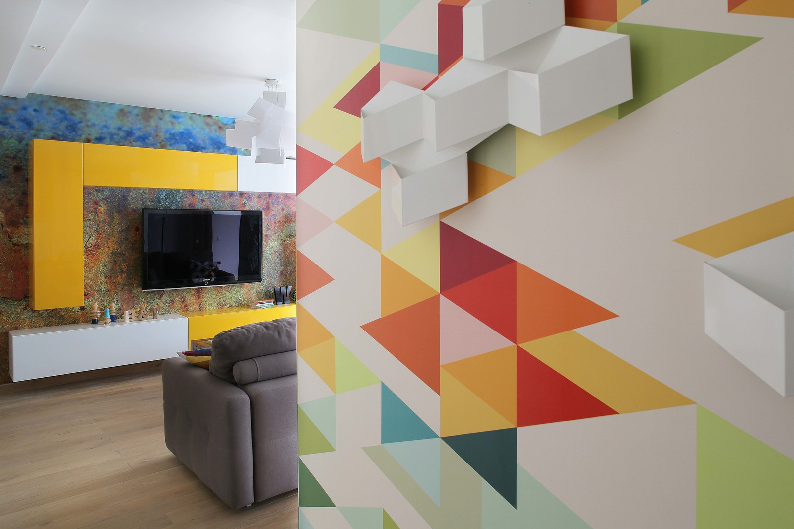 Houzz тур: Жизнерадостная квартира с видом на Москва-Сити