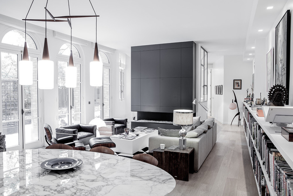 Houzz Франция: Квартира в Париже для пары эстетов