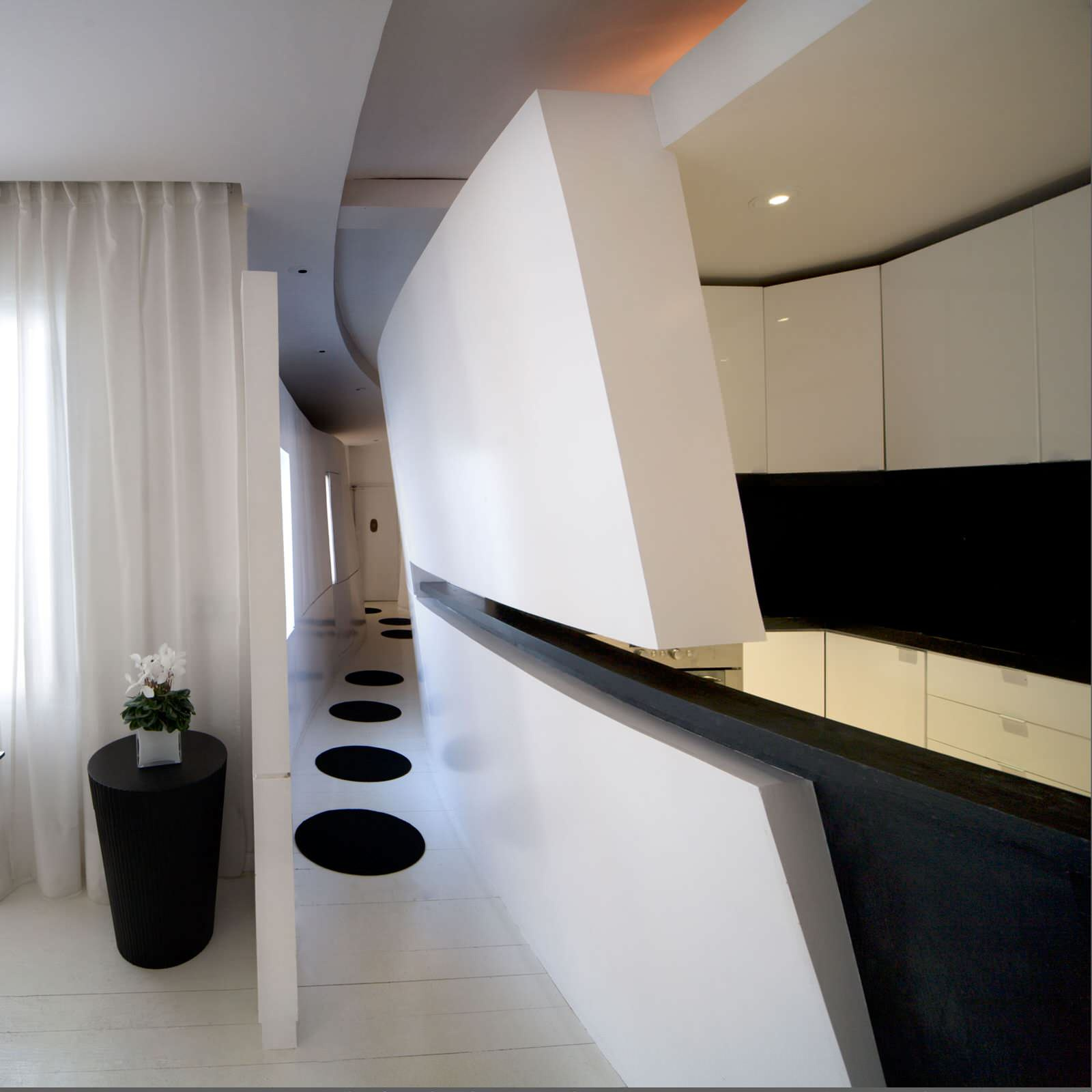 Houzz Испания: Пентхаус с хитрой планировкой в Мадриде