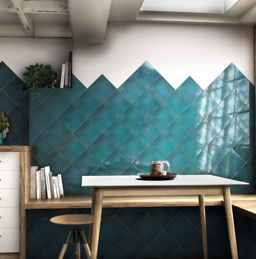 Просто фото: Плитка «домиком» — 19 вариантов