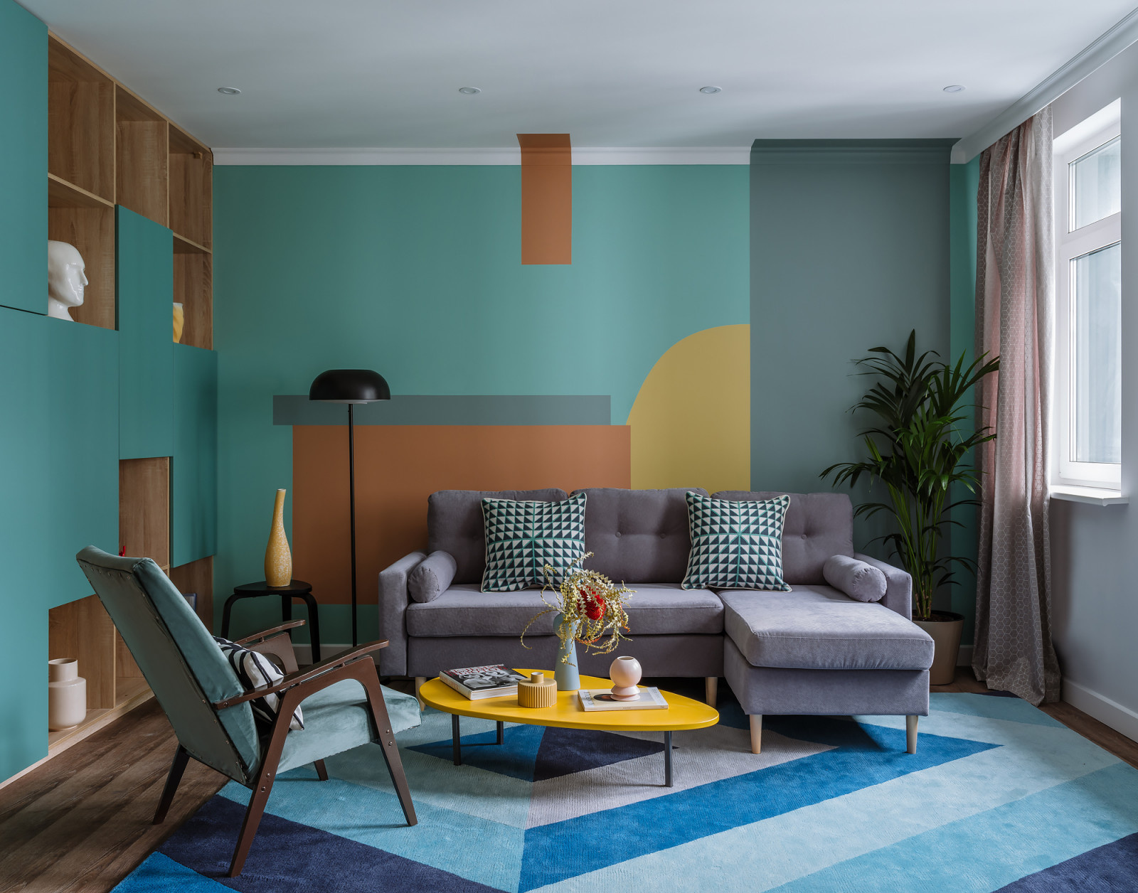 Houzz тур: Смелый интерьер «а-ля Кандинский»