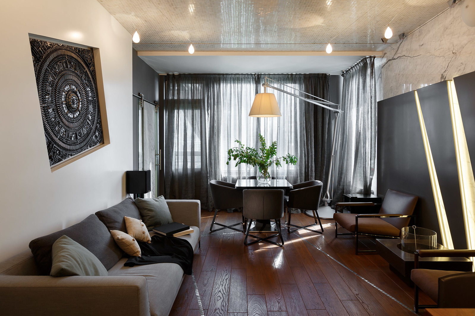 Houzz тур: Квартира с передовыми технологиями и древней философией
