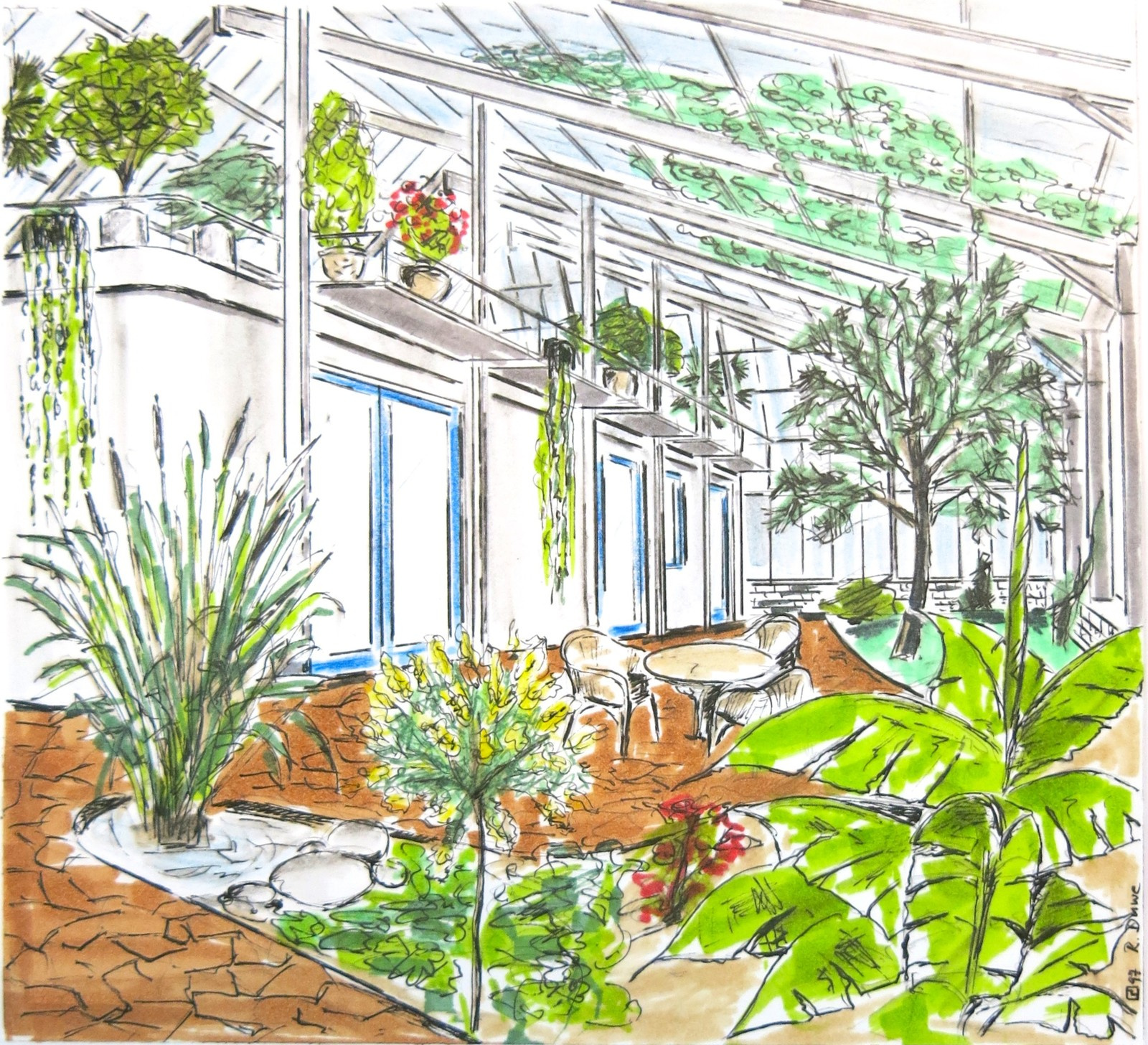 Houzz Германия: Оранжерея для постоянного проживания